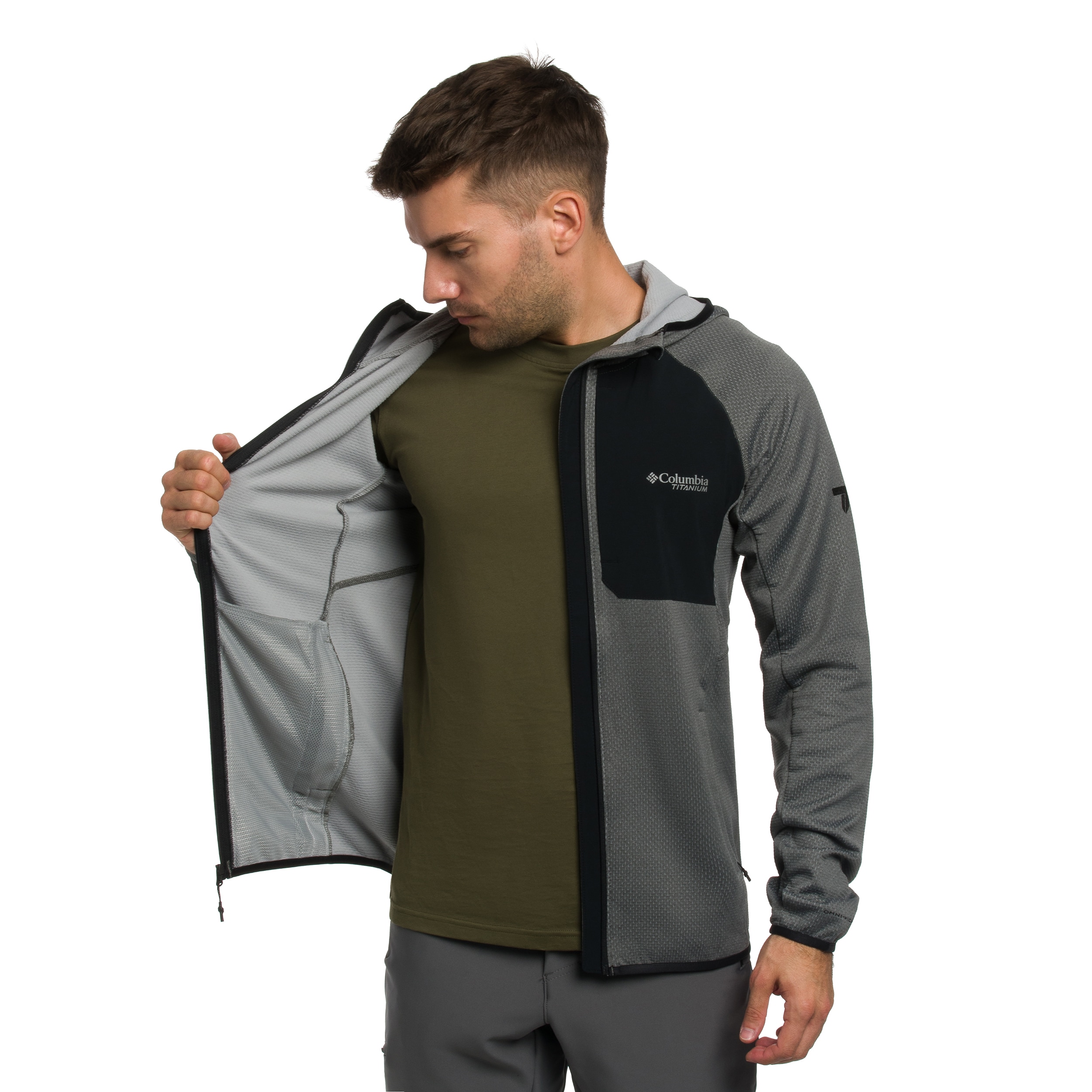 Bluza Columbia Triple Canyon II Hooded - City Grey/Black