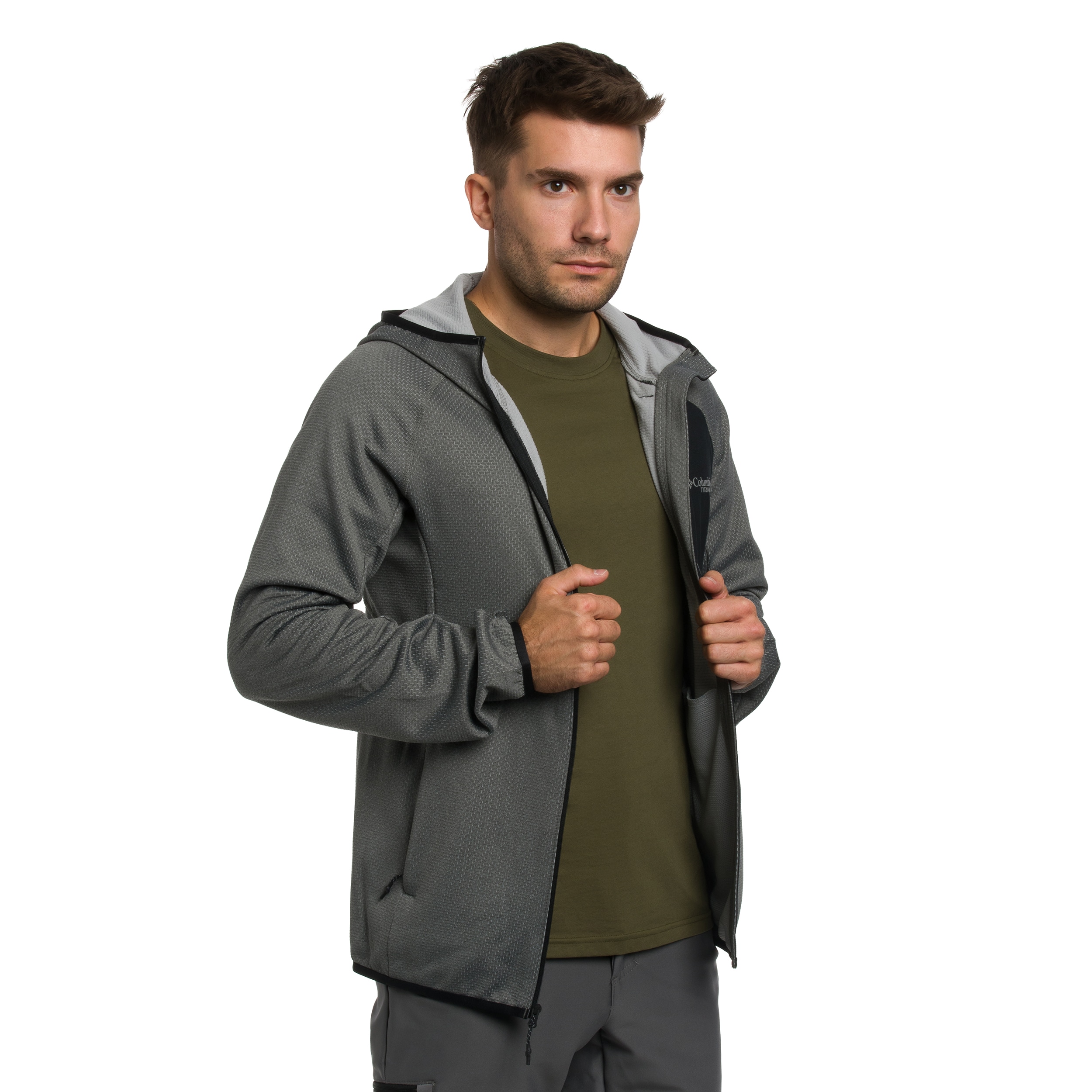 Bluza Columbia Triple Canyon II Hooded - City Grey/Black