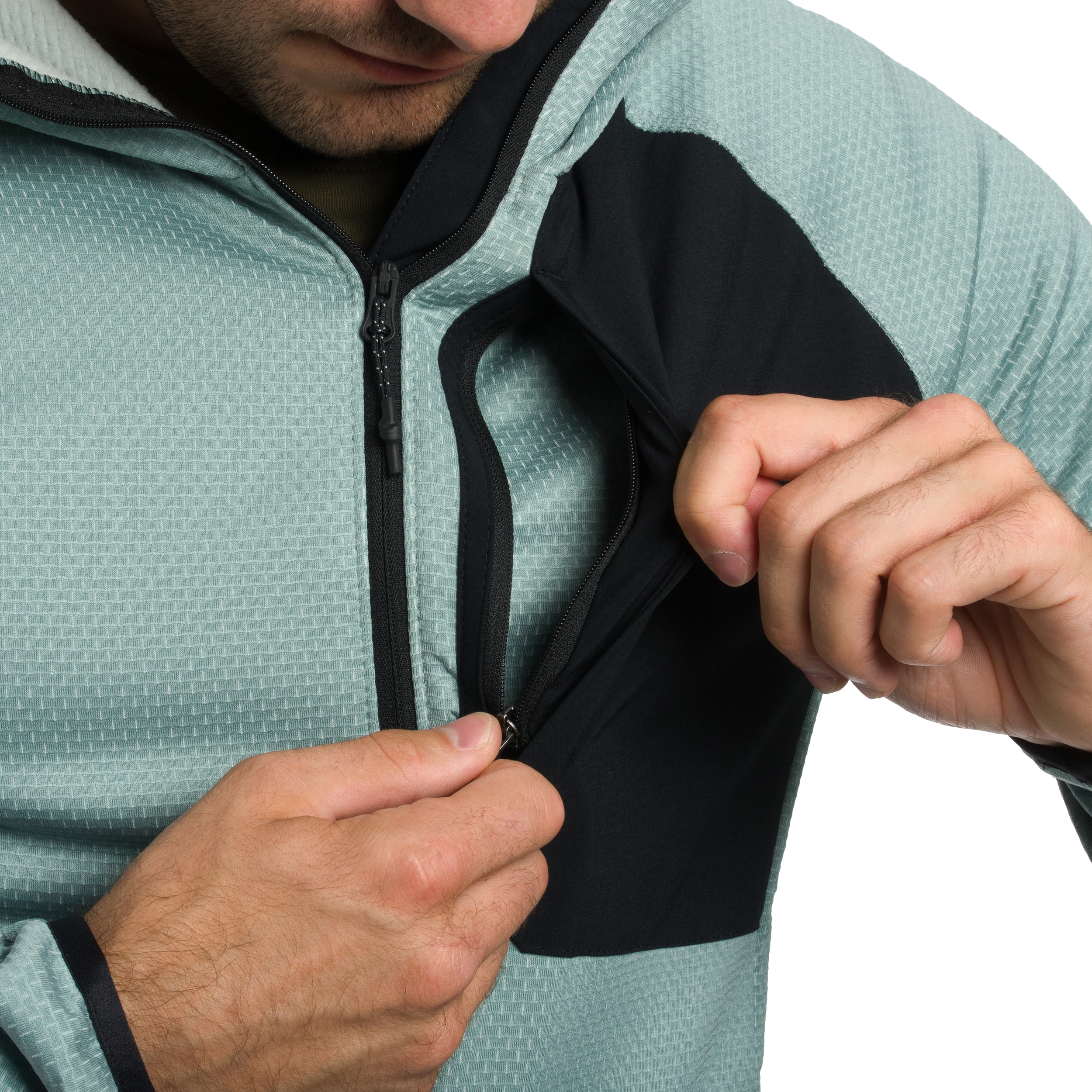 Bluza Columbia Triple Canyon II Hooded - Crushed Blue/Black