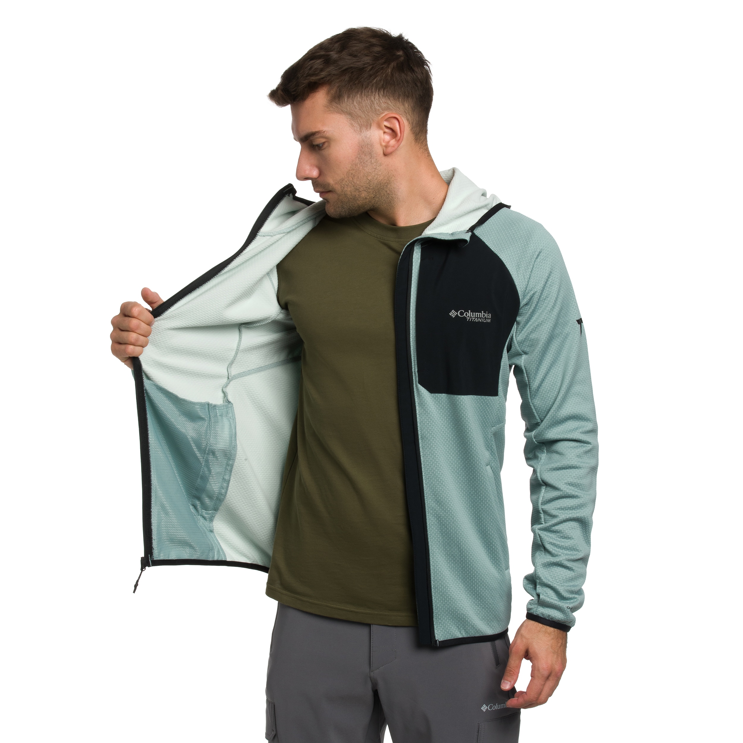 Bluza Columbia Triple Canyon II Hooded - Crushed Blue/Black