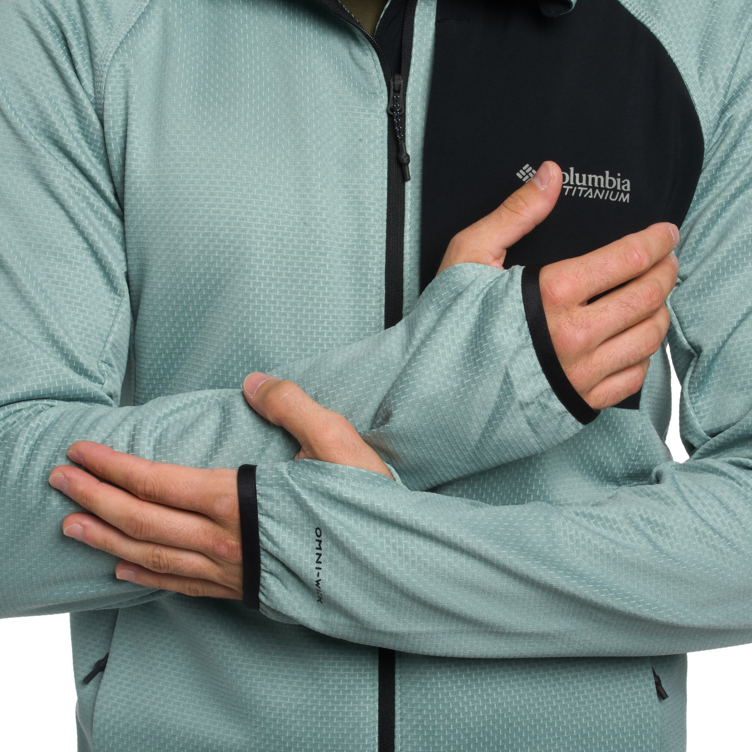 Bluza Columbia Triple Canyon II Hooded - Crushed Blue/Black