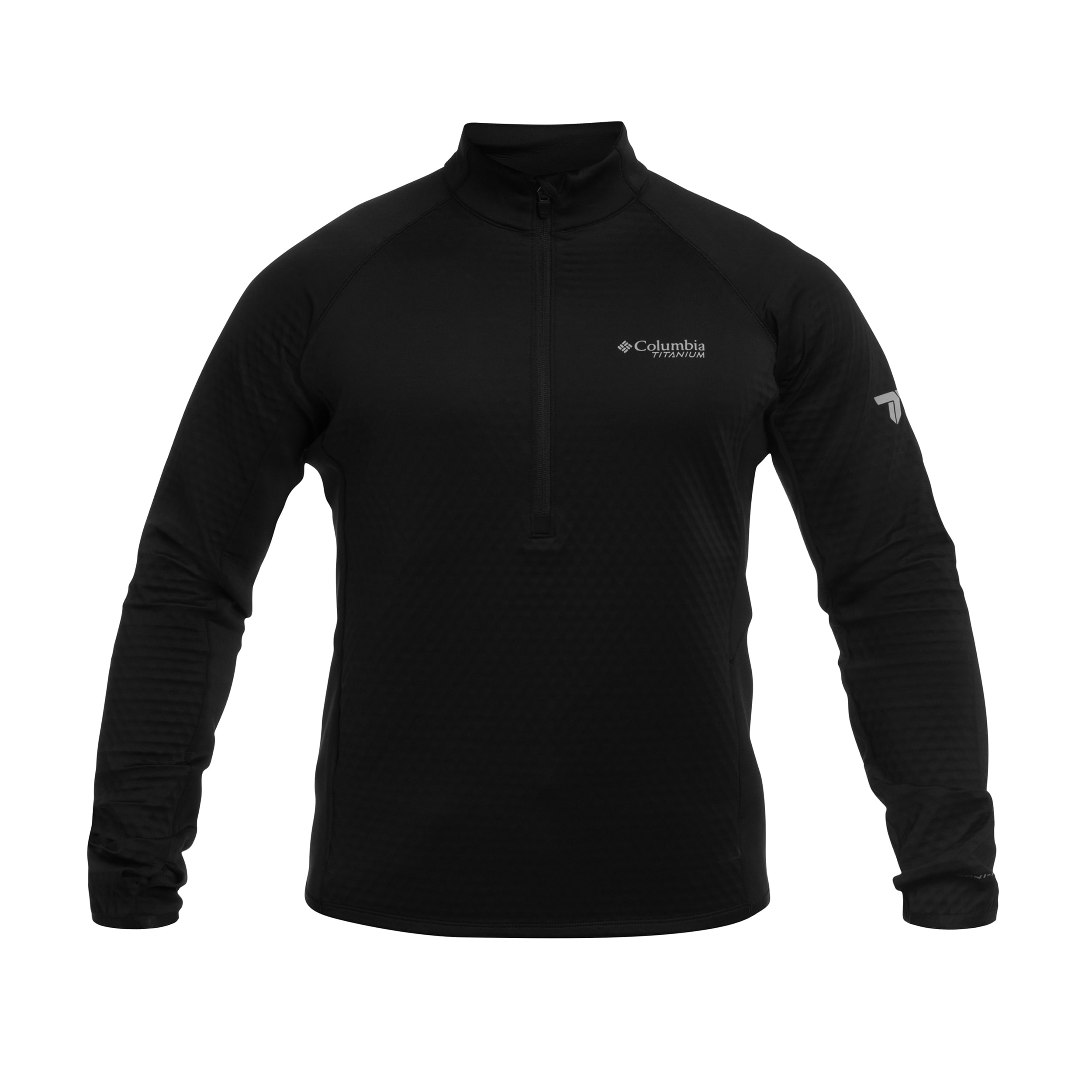 Флісова кофта Columbia Crystal Leaf Omni-Heat Helix Technical Half Zip Fleece - Black