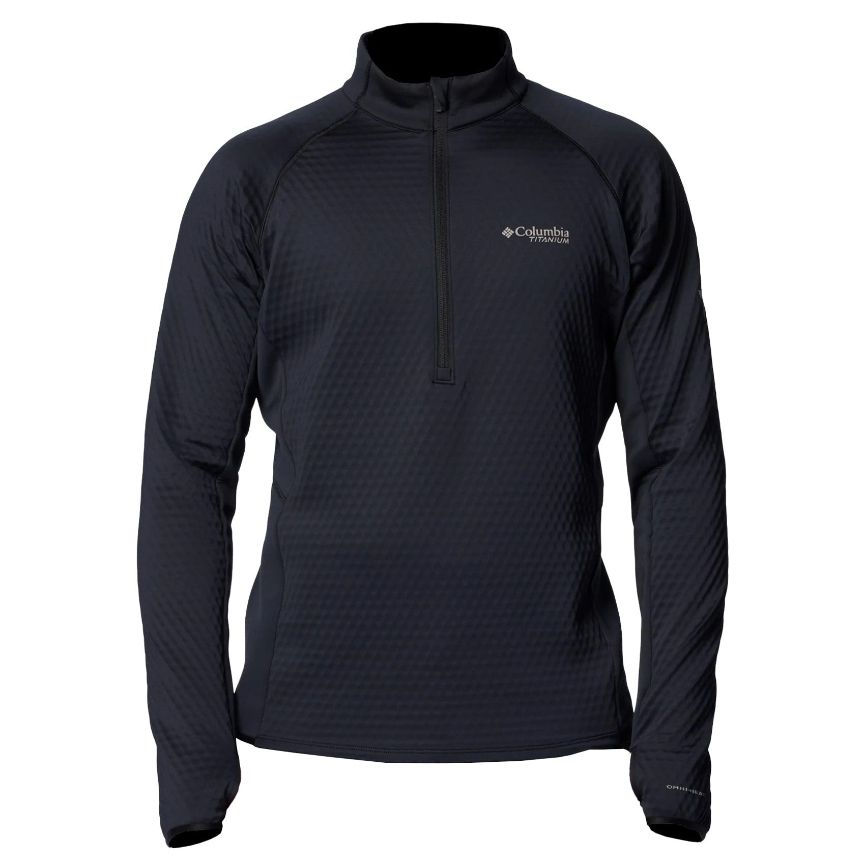 Флісова кофта Columbia Crystal Leaf Omni-Heat Helix Technical Half Zip Fleece - Black