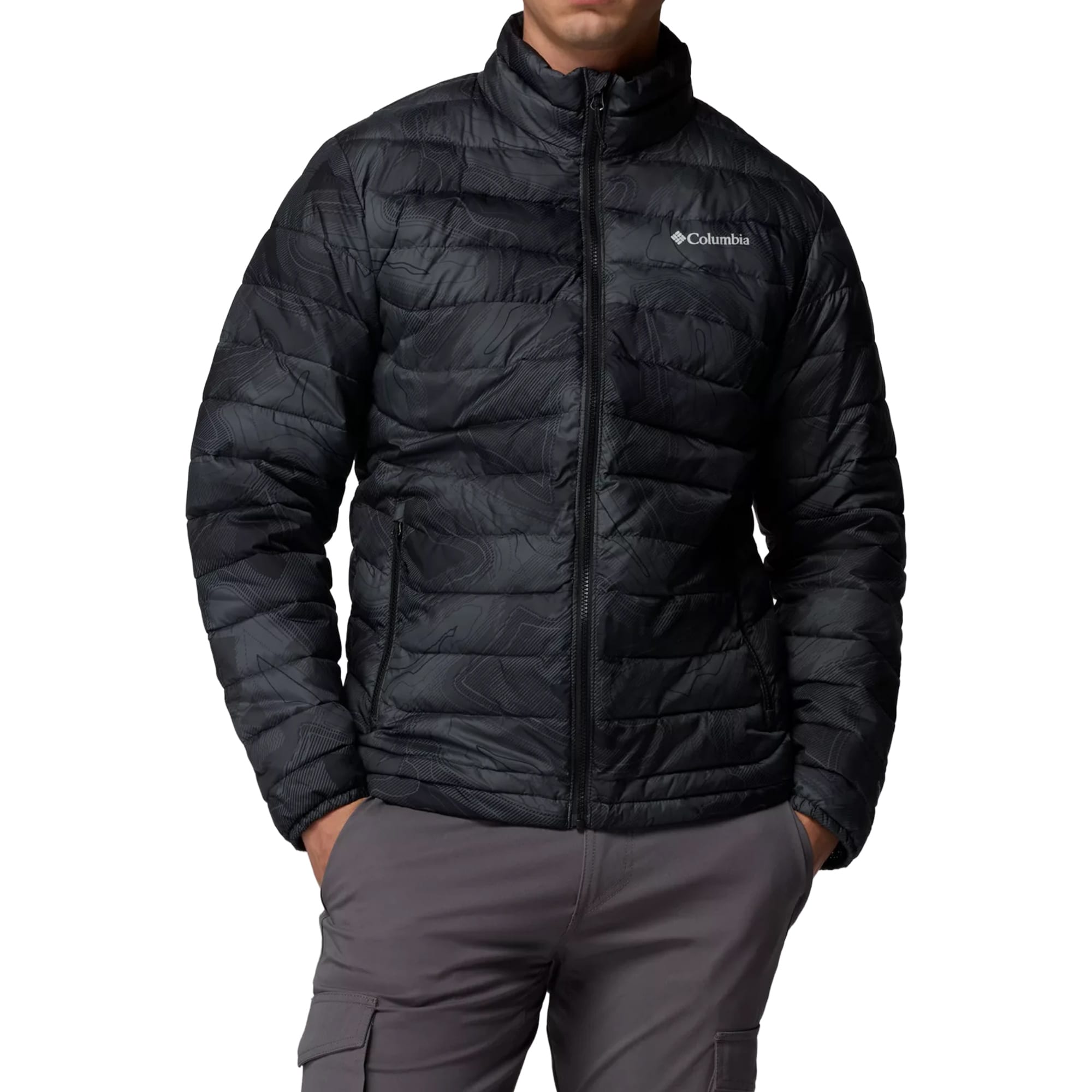 Куртка Columbia Powder Lite II Printed - Black Topolines Print