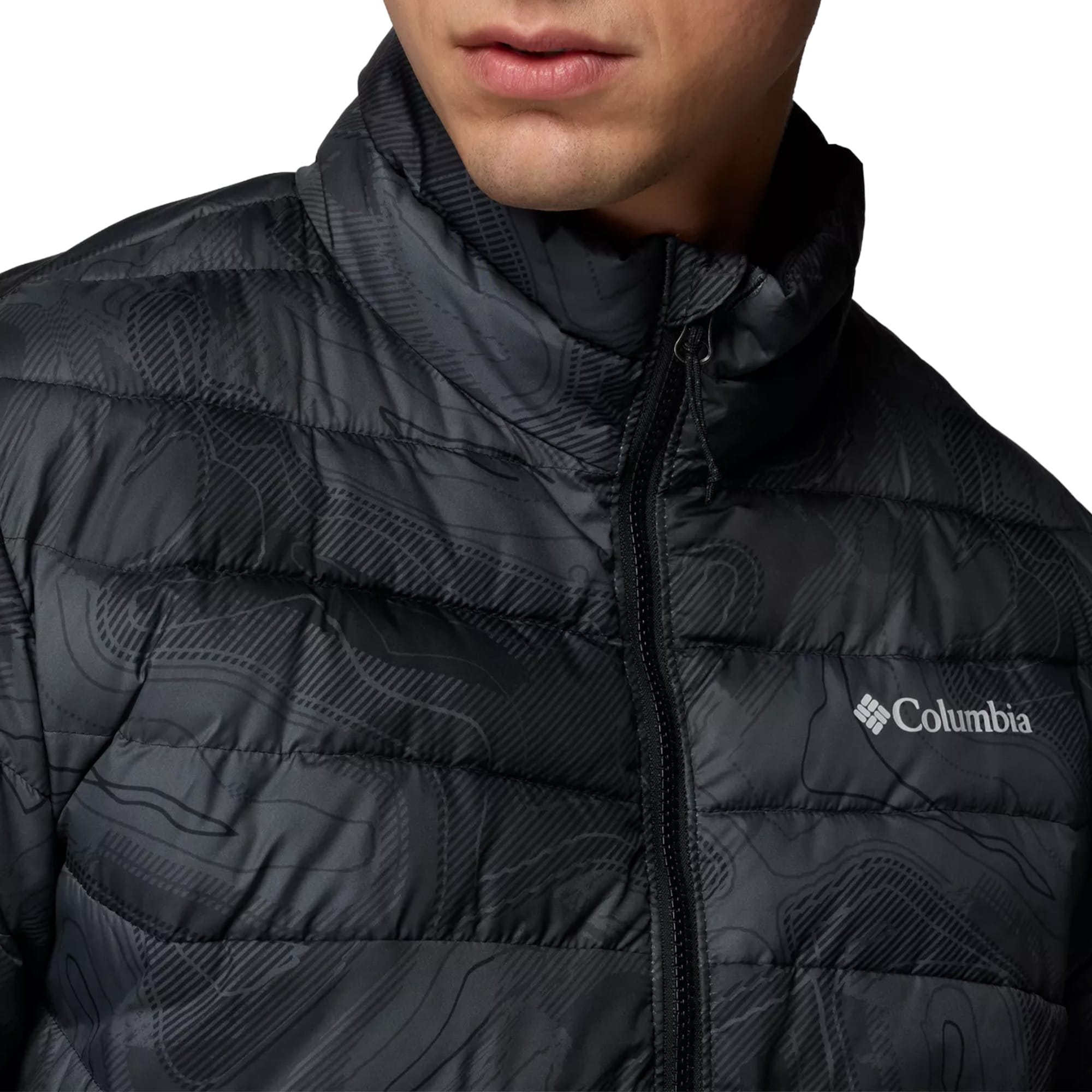 Куртка Columbia Powder Lite II Printed - Black Topolines Print