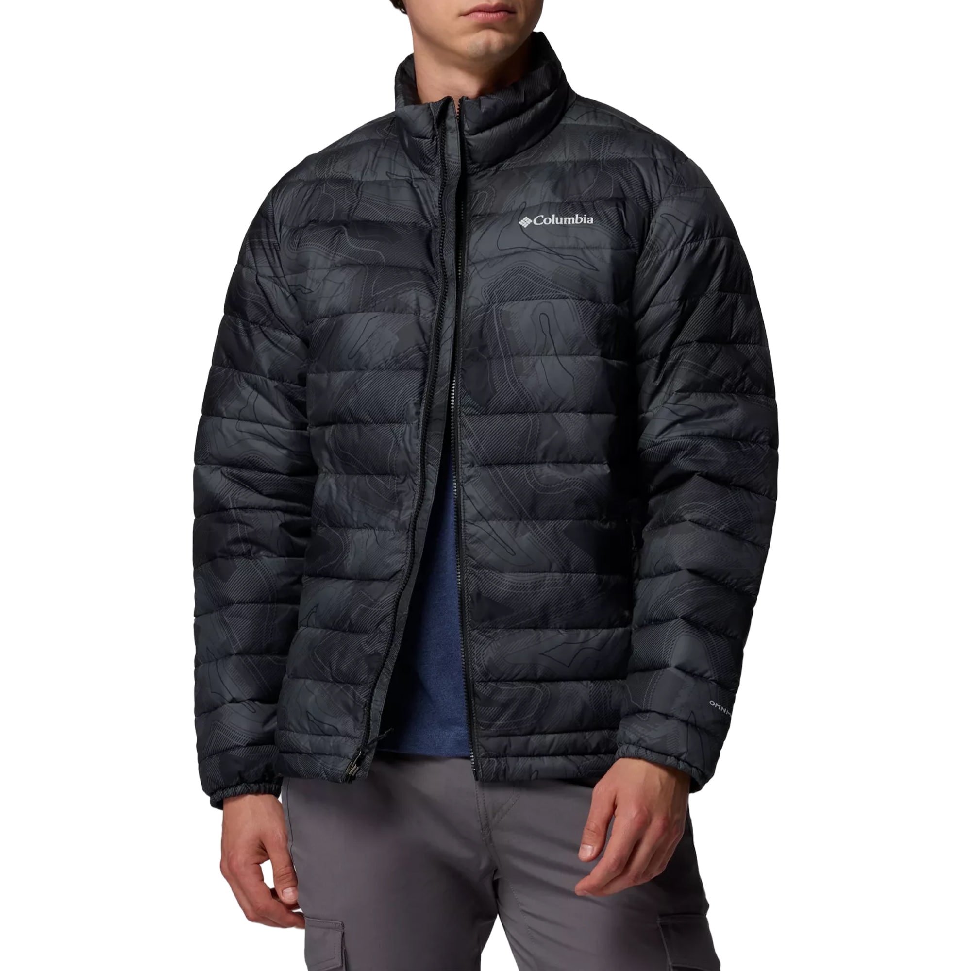 Куртка Columbia Powder Lite II Printed - Black Topolines Print