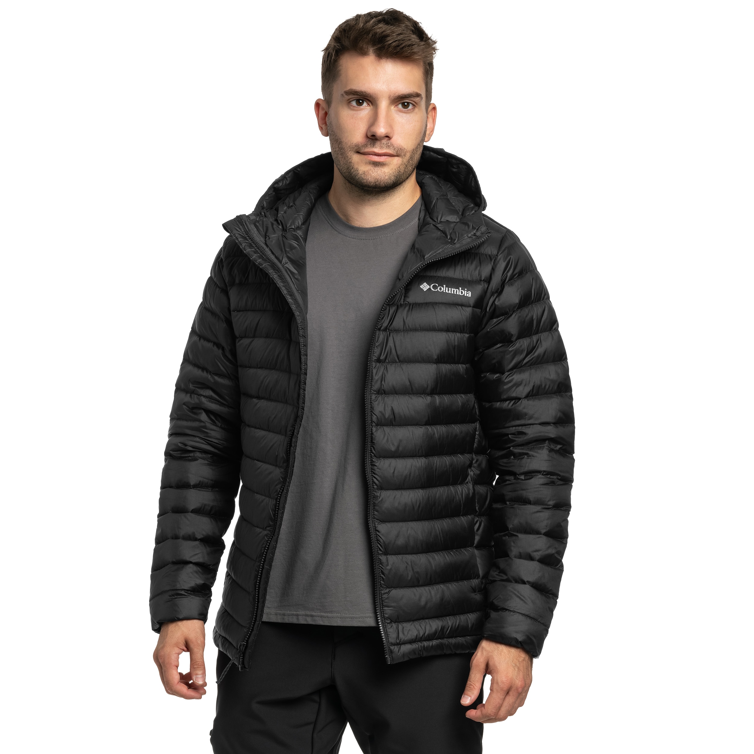 Куртка Columbia Corelite Down Hooded - Black