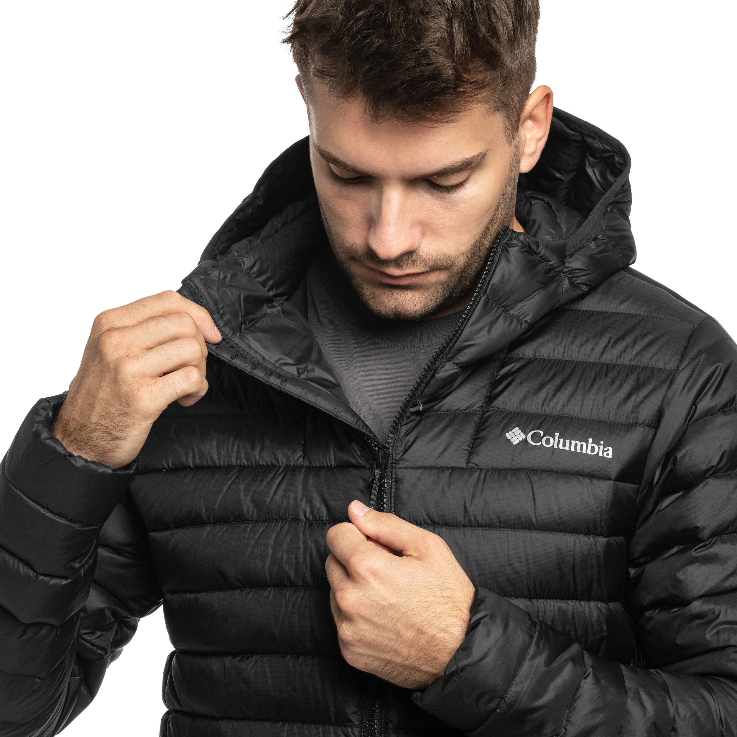 Куртка Columbia Corelite Down Hooded - Black