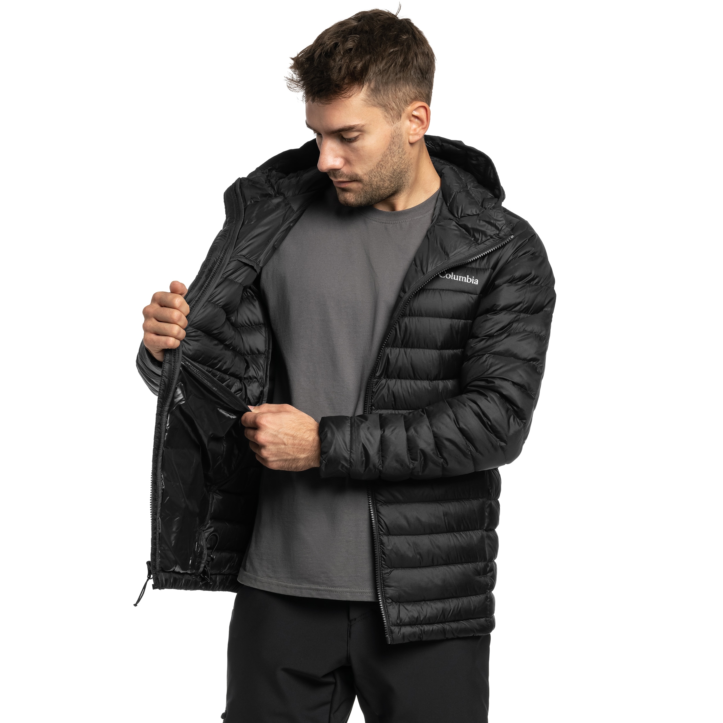 Куртка Columbia Corelite Down Hooded - Black