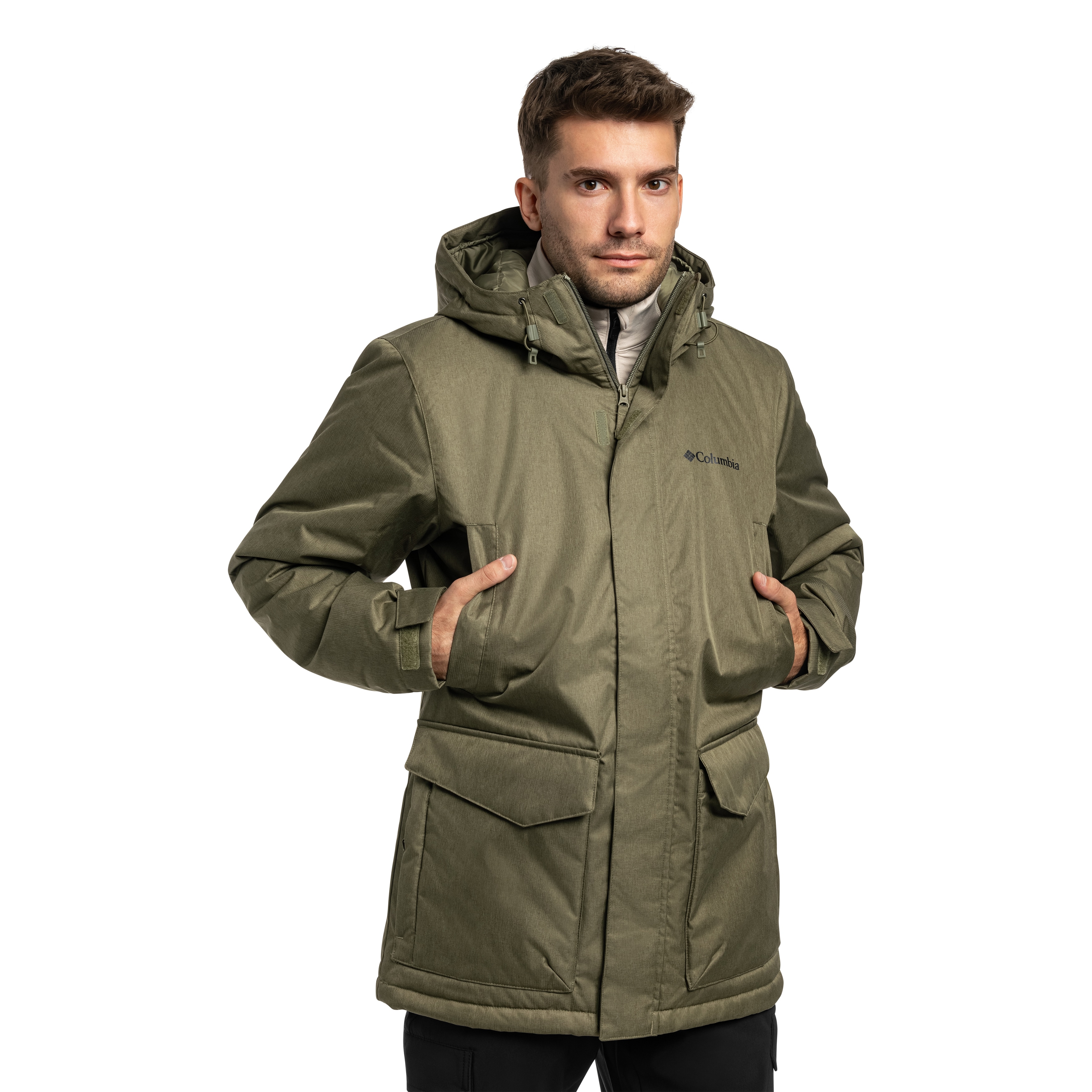 Kurtka Columbia Pines Lake Parka - Stone Green
