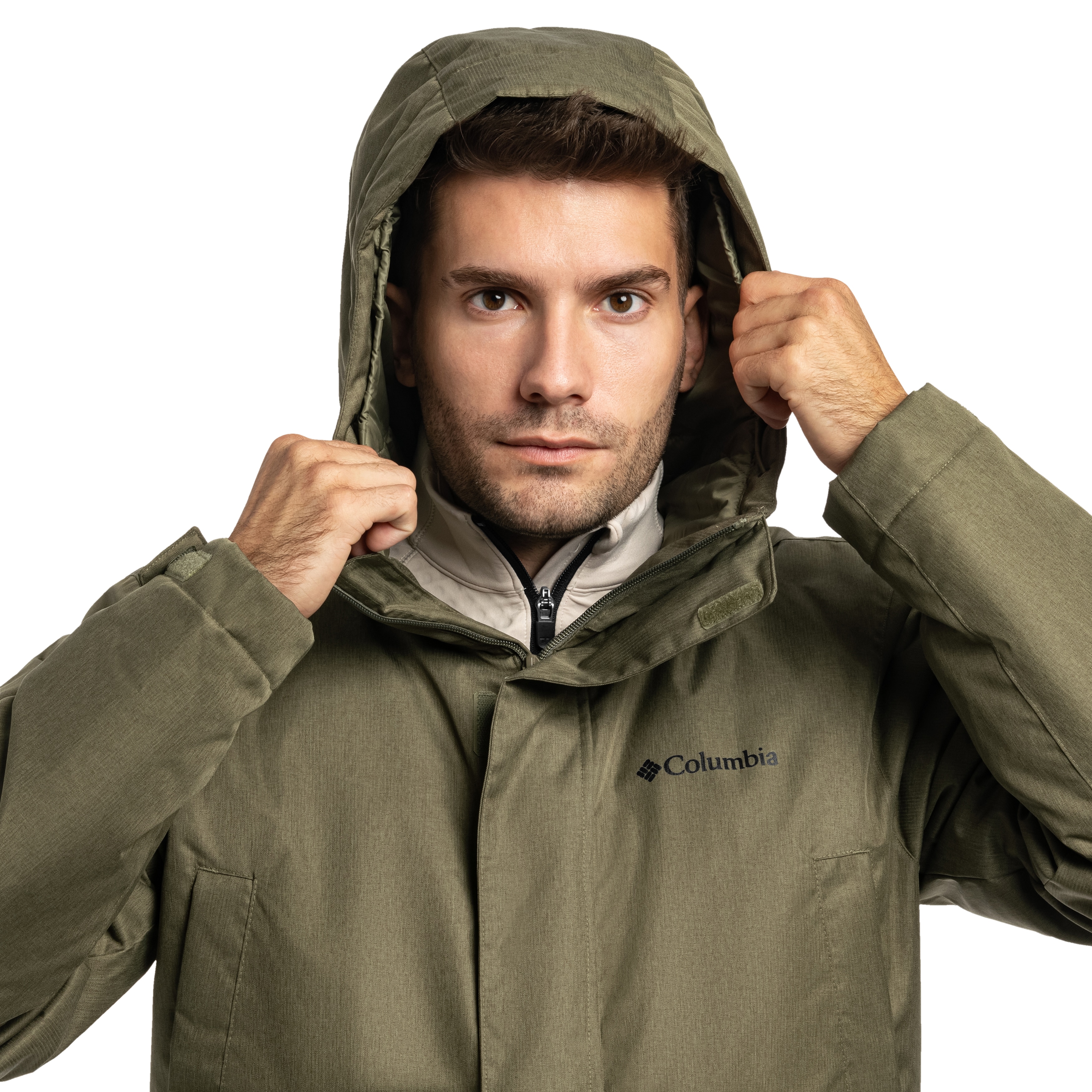 Kurtka Columbia Pines Lake Parka - Stone Green