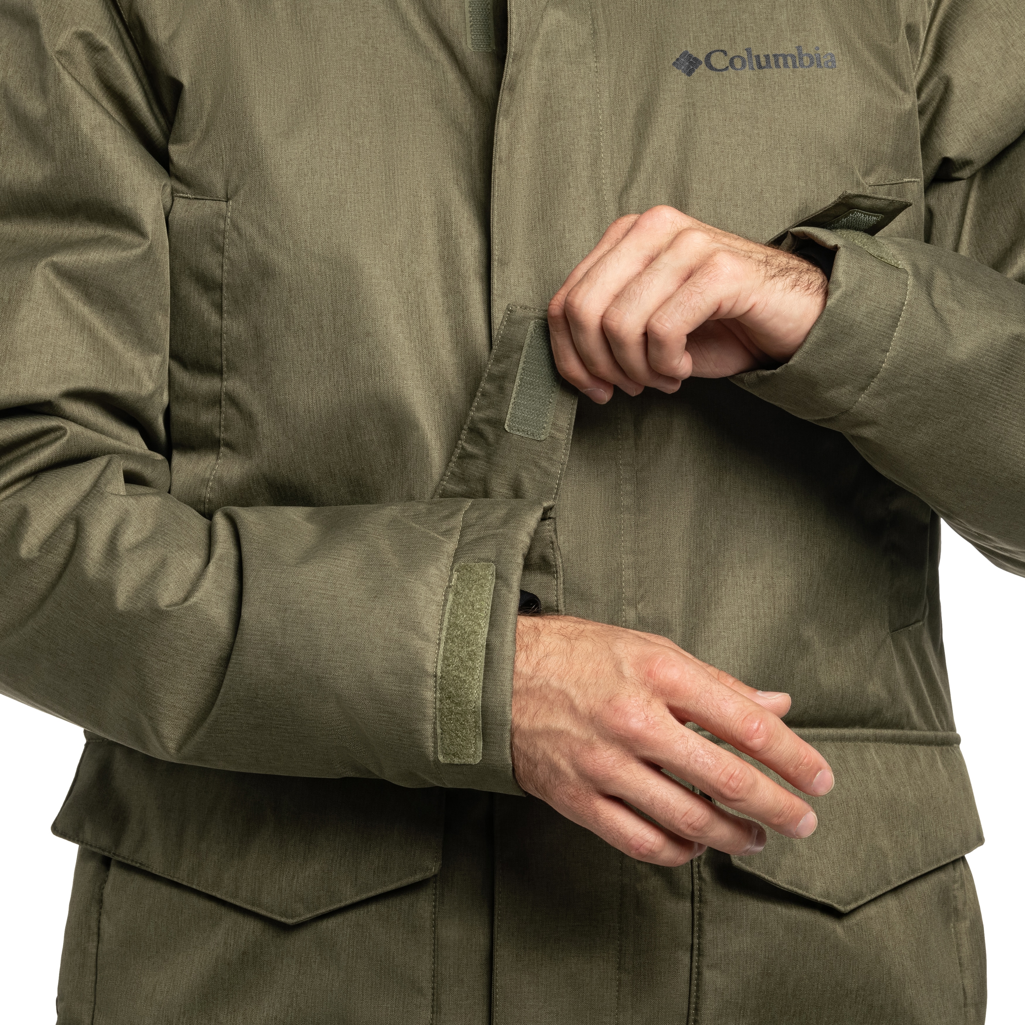 Kurtka Columbia Pines Lake Parka - Stone Green