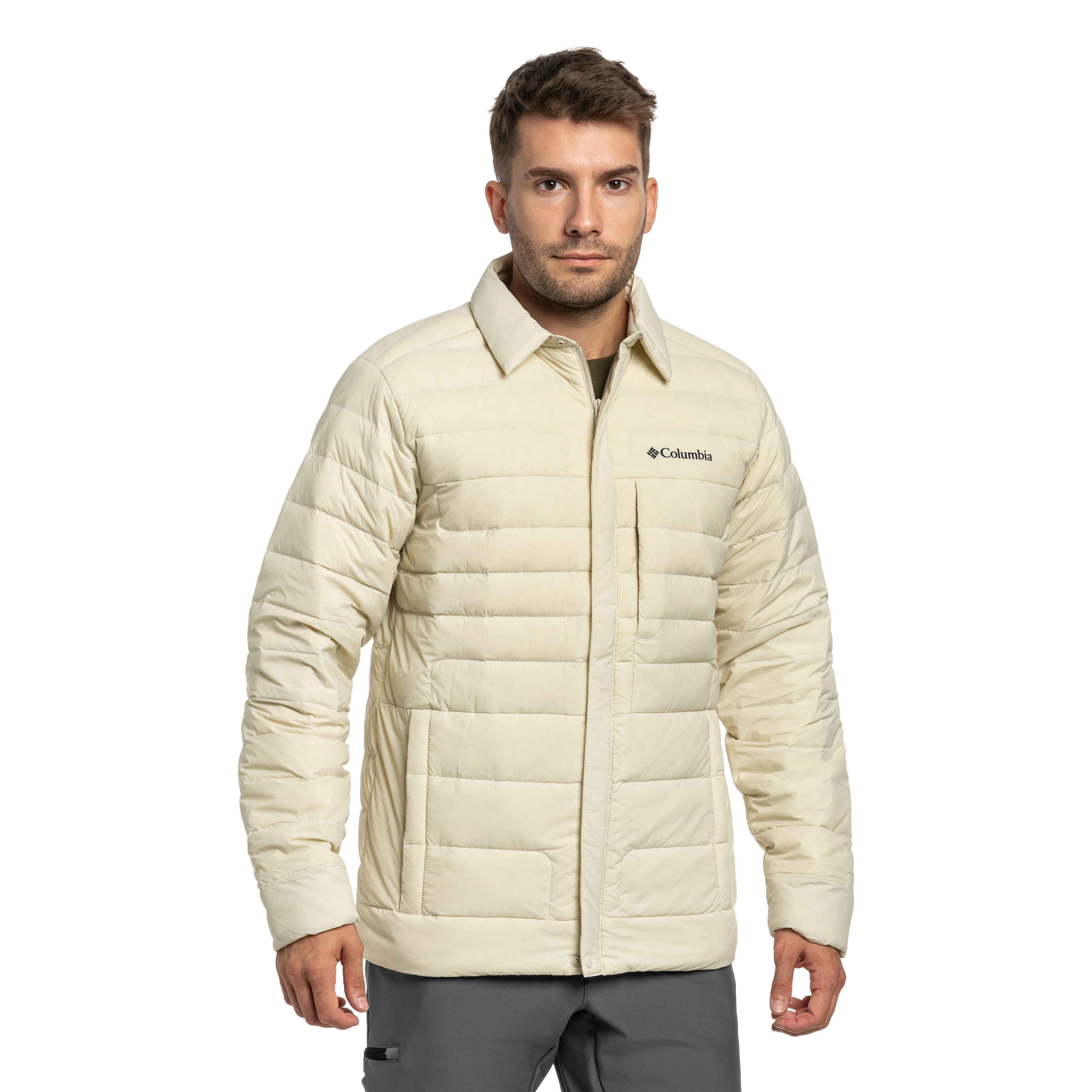 Kurtka Columbia Street Heights - Dark Stone