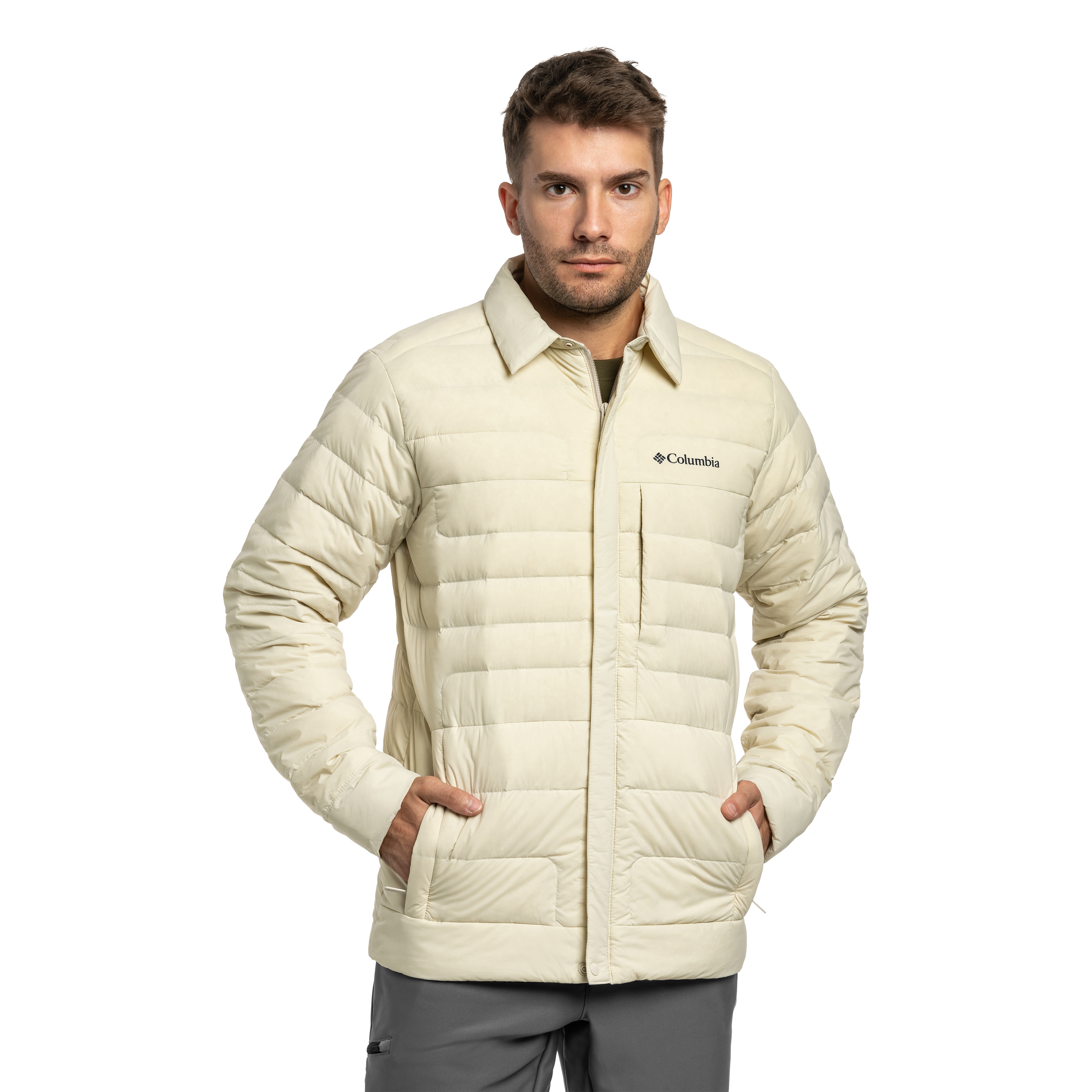 Kurtka Columbia Street Heights - Dark Stone