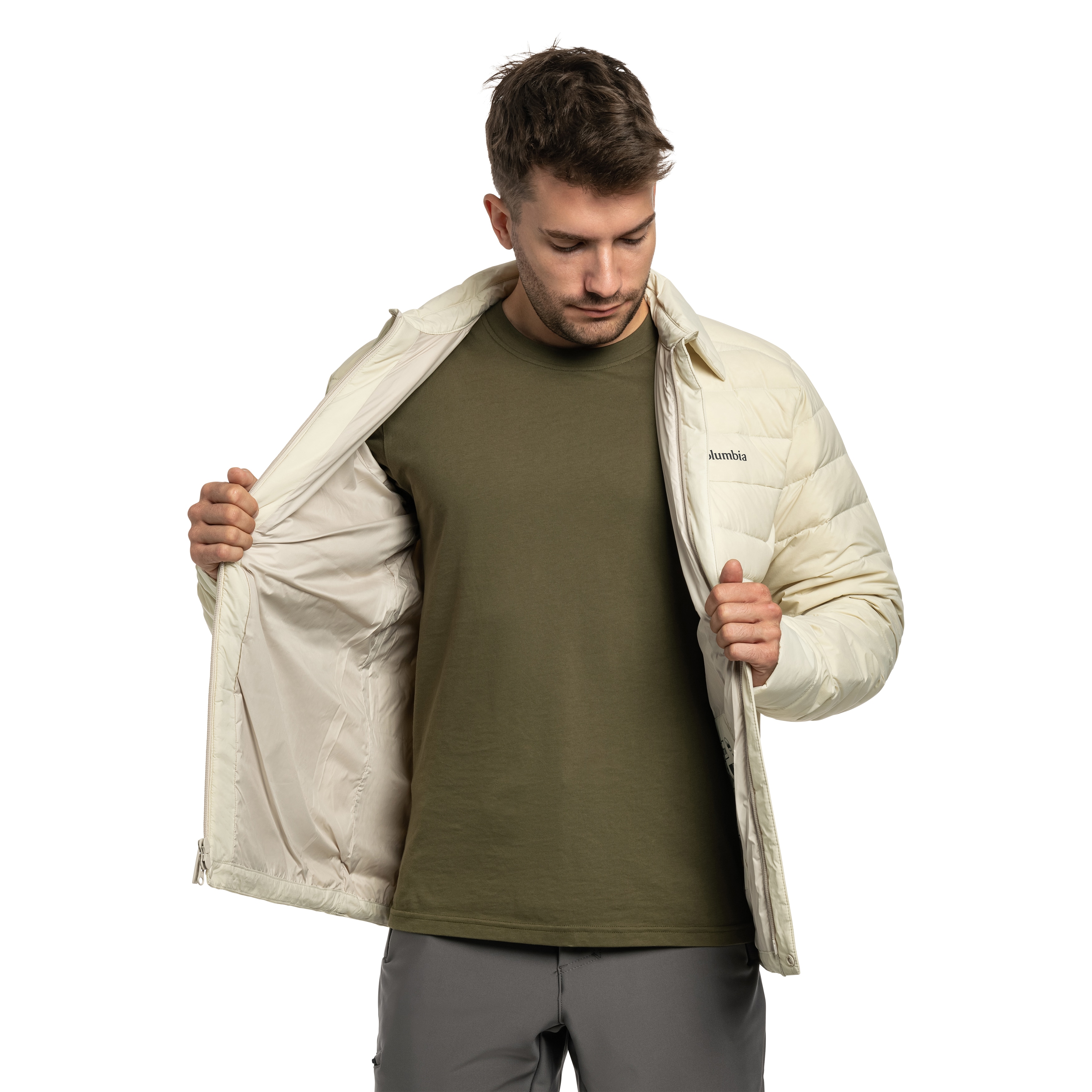 Kurtka Columbia Street Heights - Dark Stone