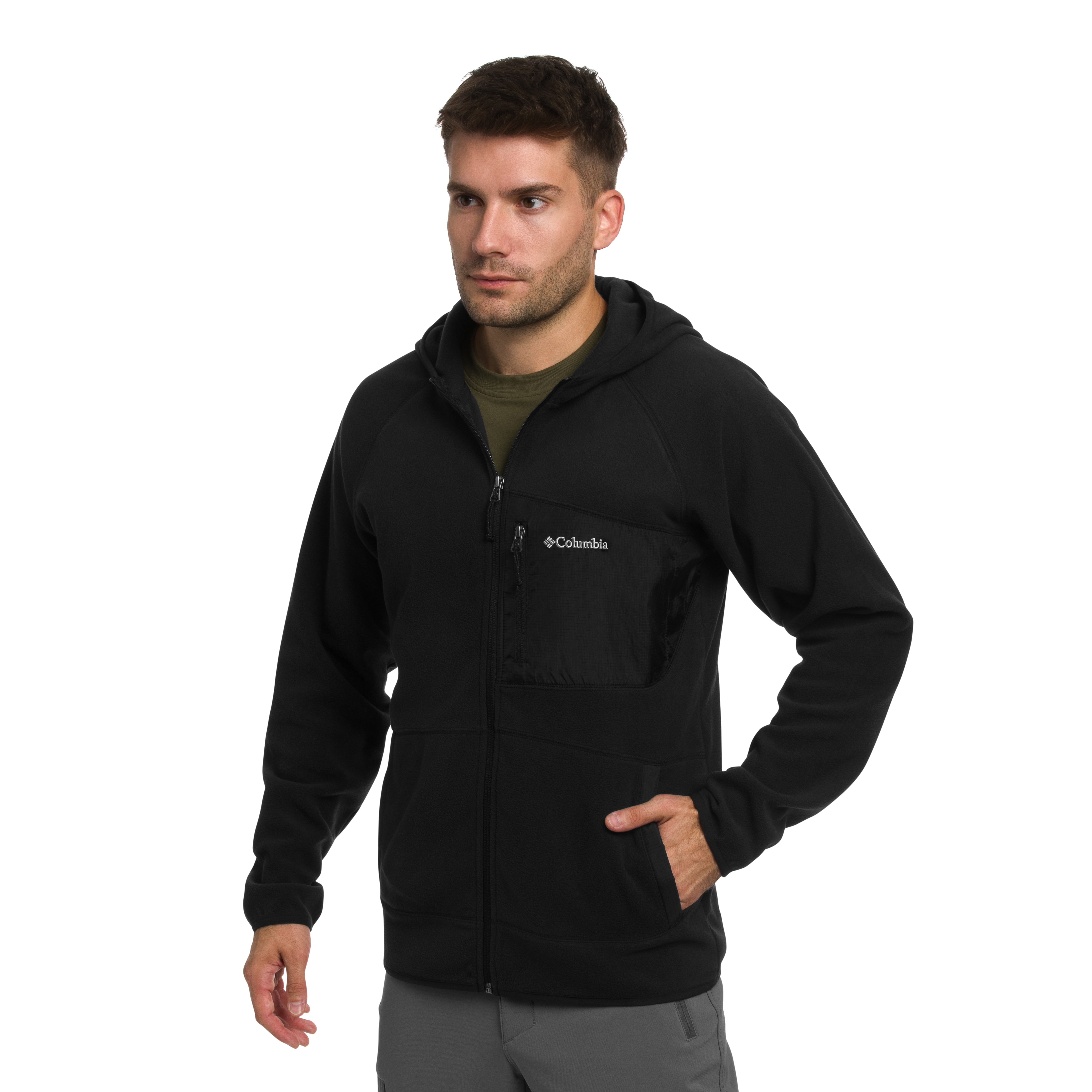 Polar Columbia Fast Trek Overlay Hooded - Black