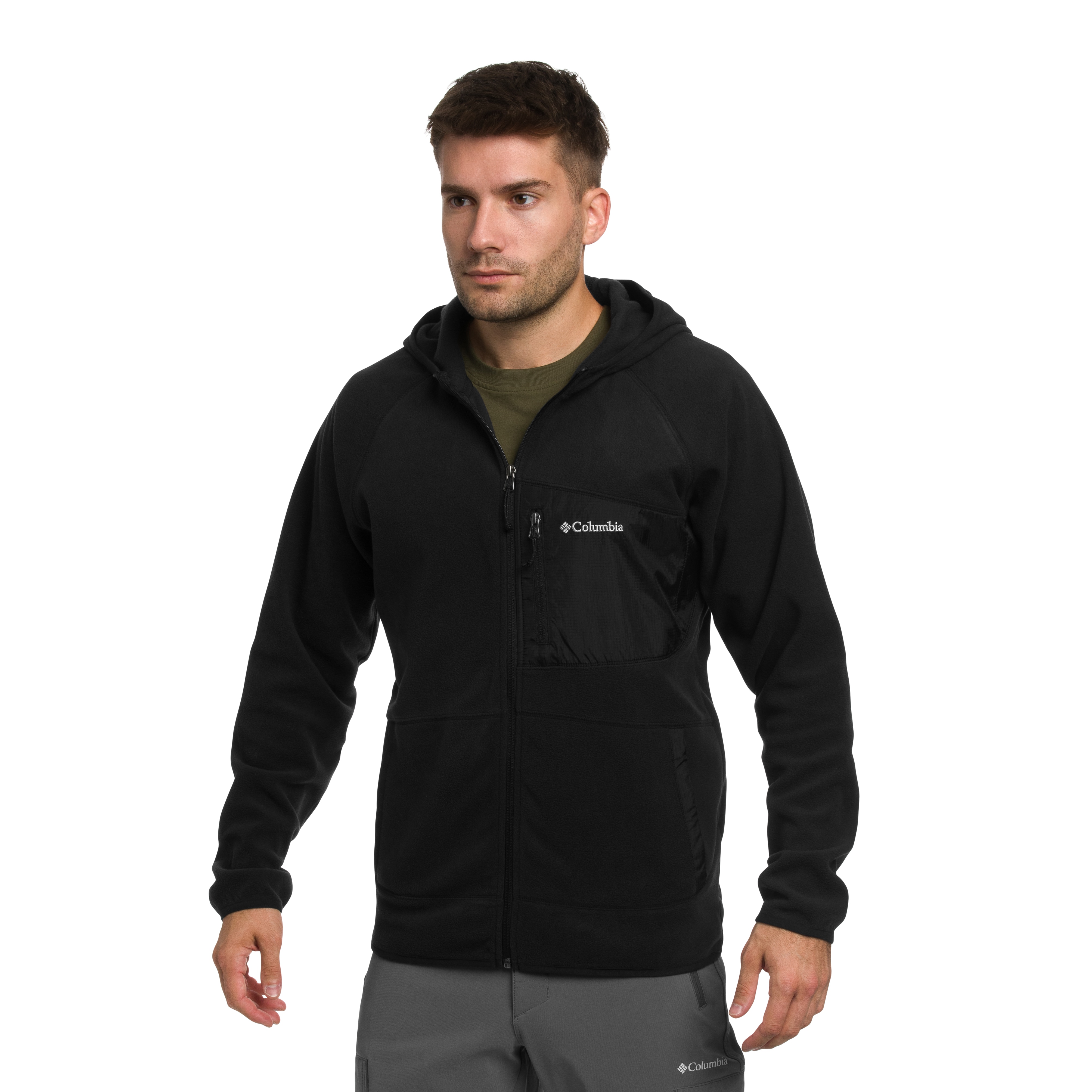 Polar Columbia Fast Trek Overlay Hooded - Black