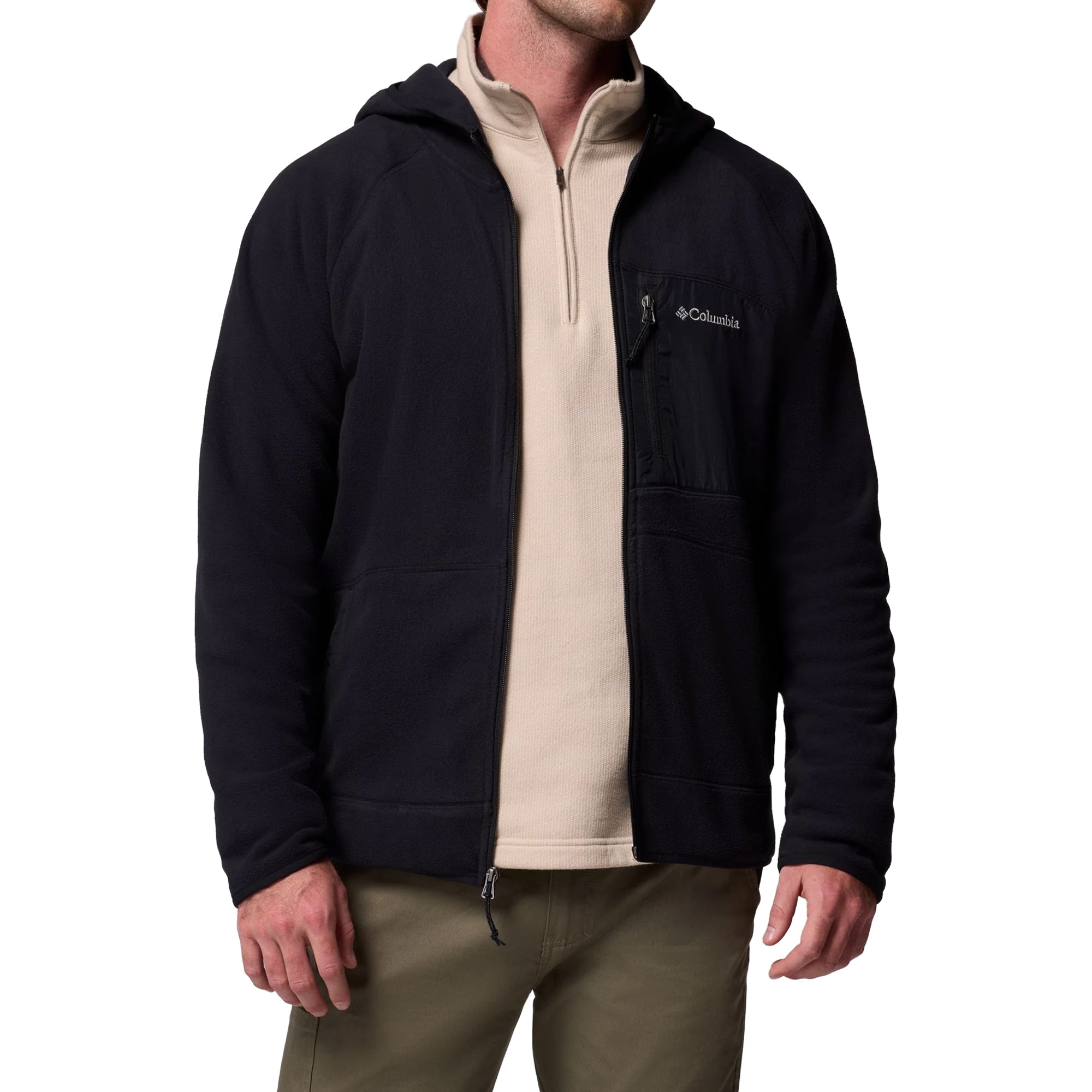 Polar Columbia Fast Trek Overlay Hooded - Black