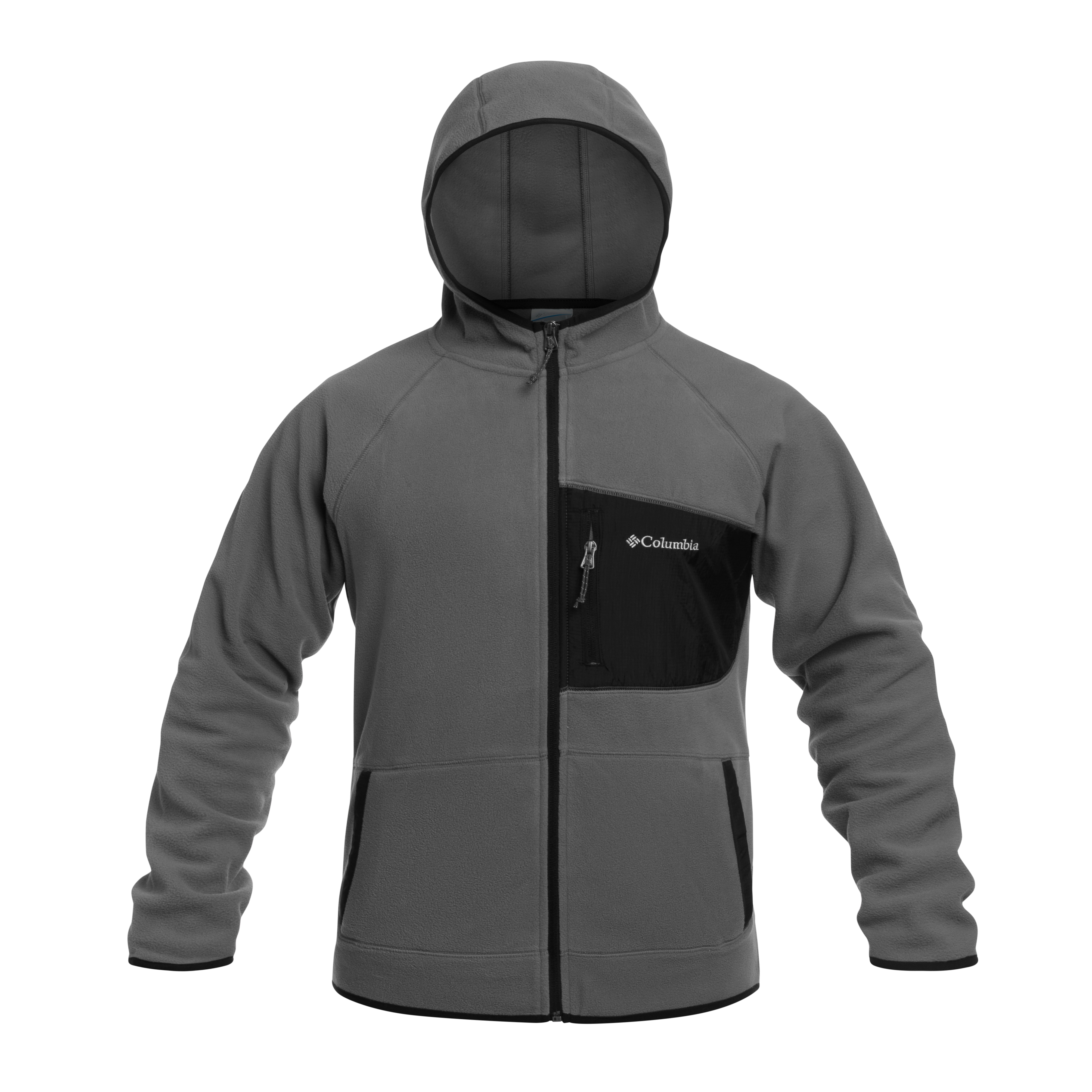 Polar Columbia Fast Trek Overlay Hooded - City Grey/Black