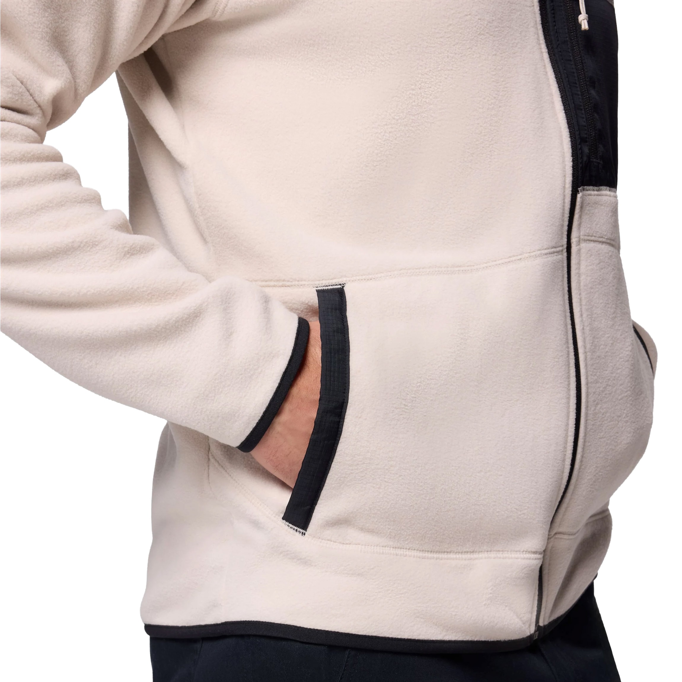 Polar Columbia Fast Trek Overlay Hooded - Dark Stone/Black