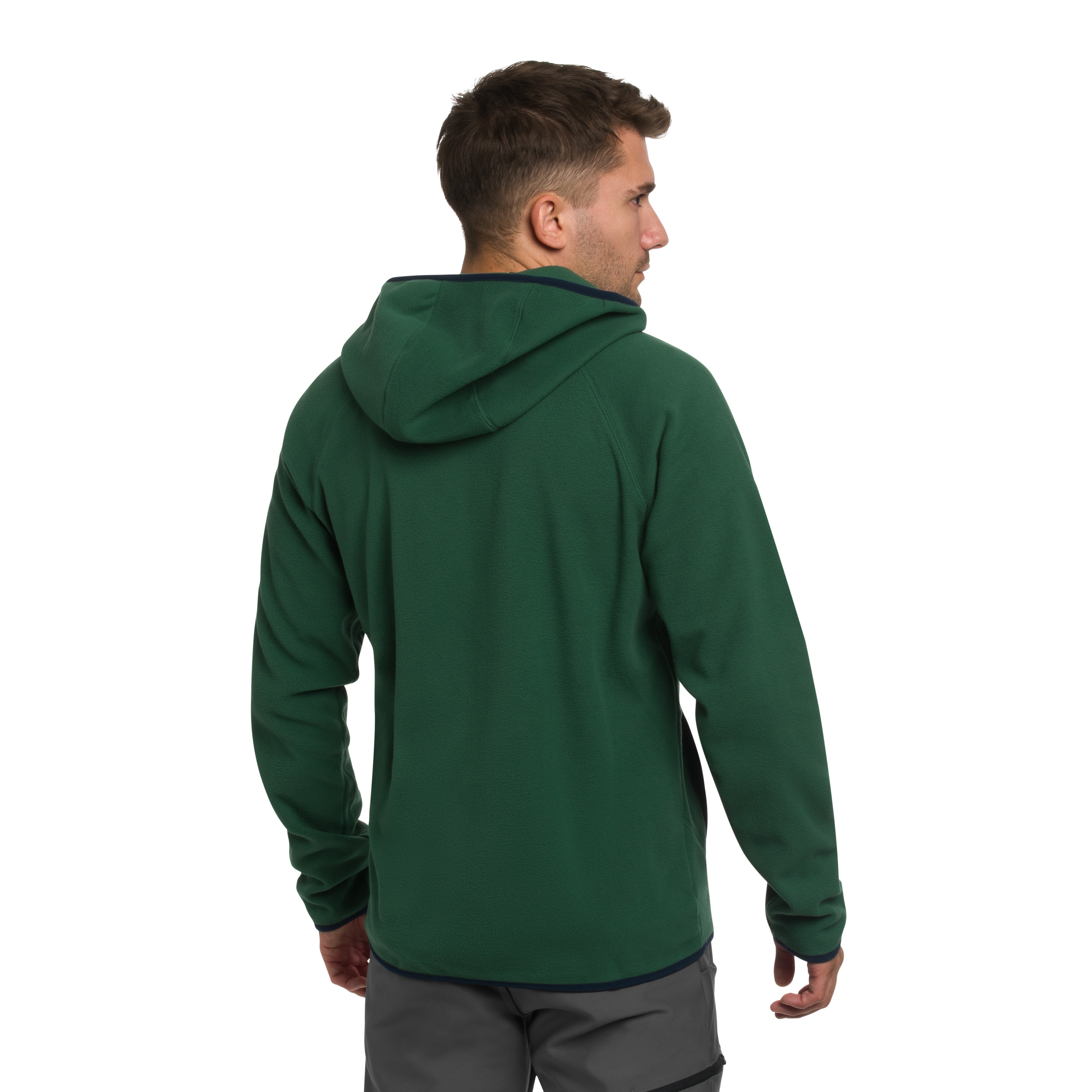 Polar Columbia Fast Trek Overlay Hooded - Rain Forest/Coll Navy