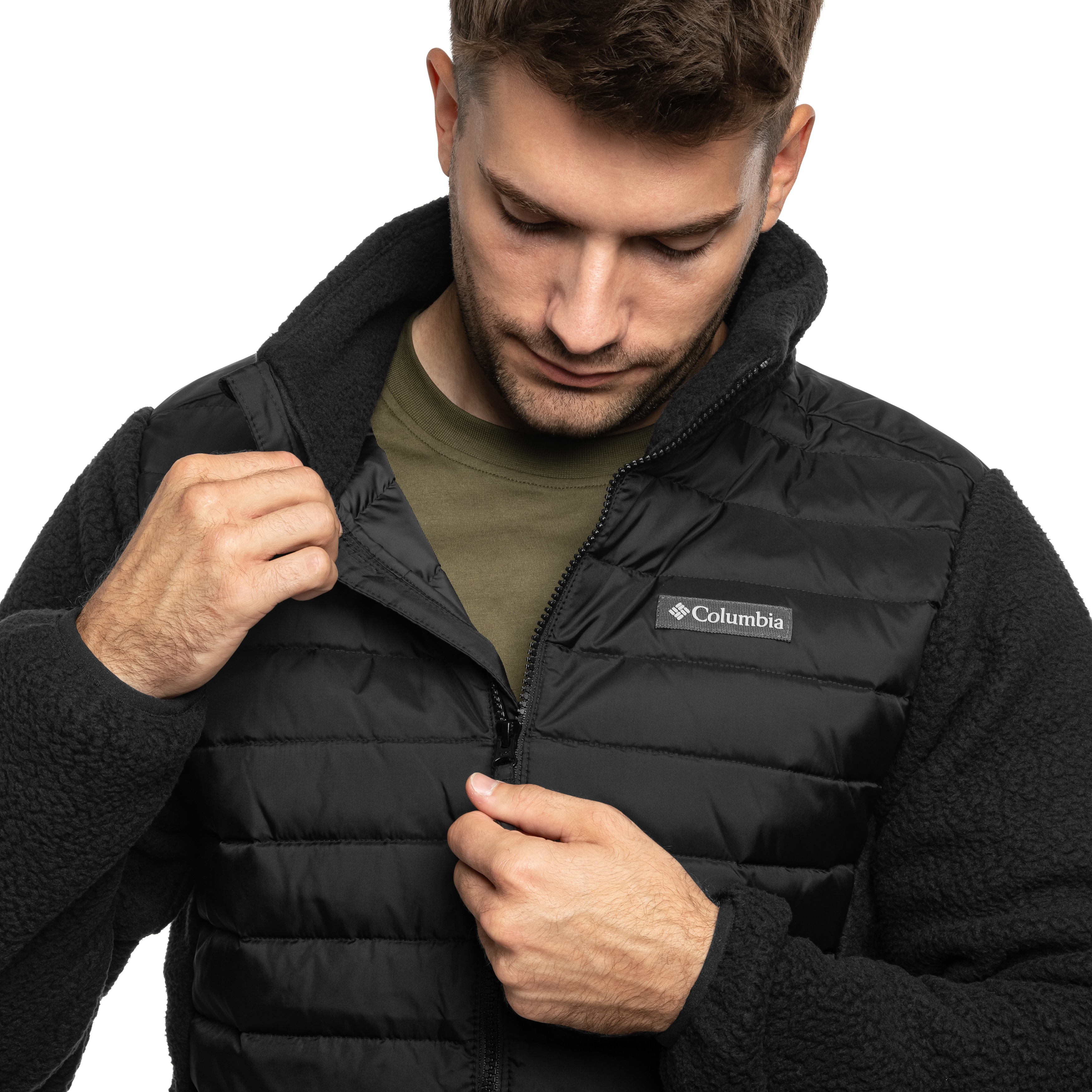 Kurtka Columbia Juniper Peak Hybrid Down Jacket - Black