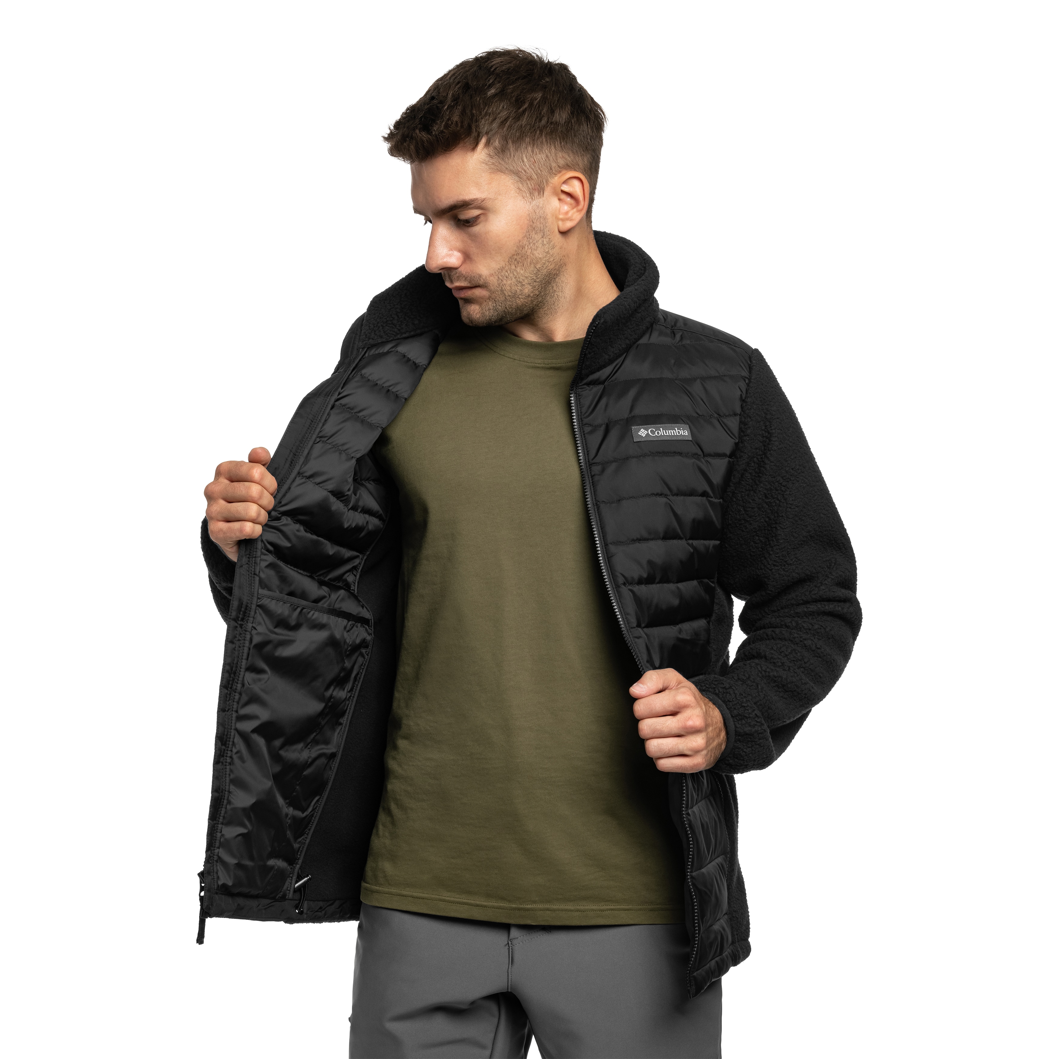 Kurtka Columbia Juniper Peak Hybrid Down Jacket - Black