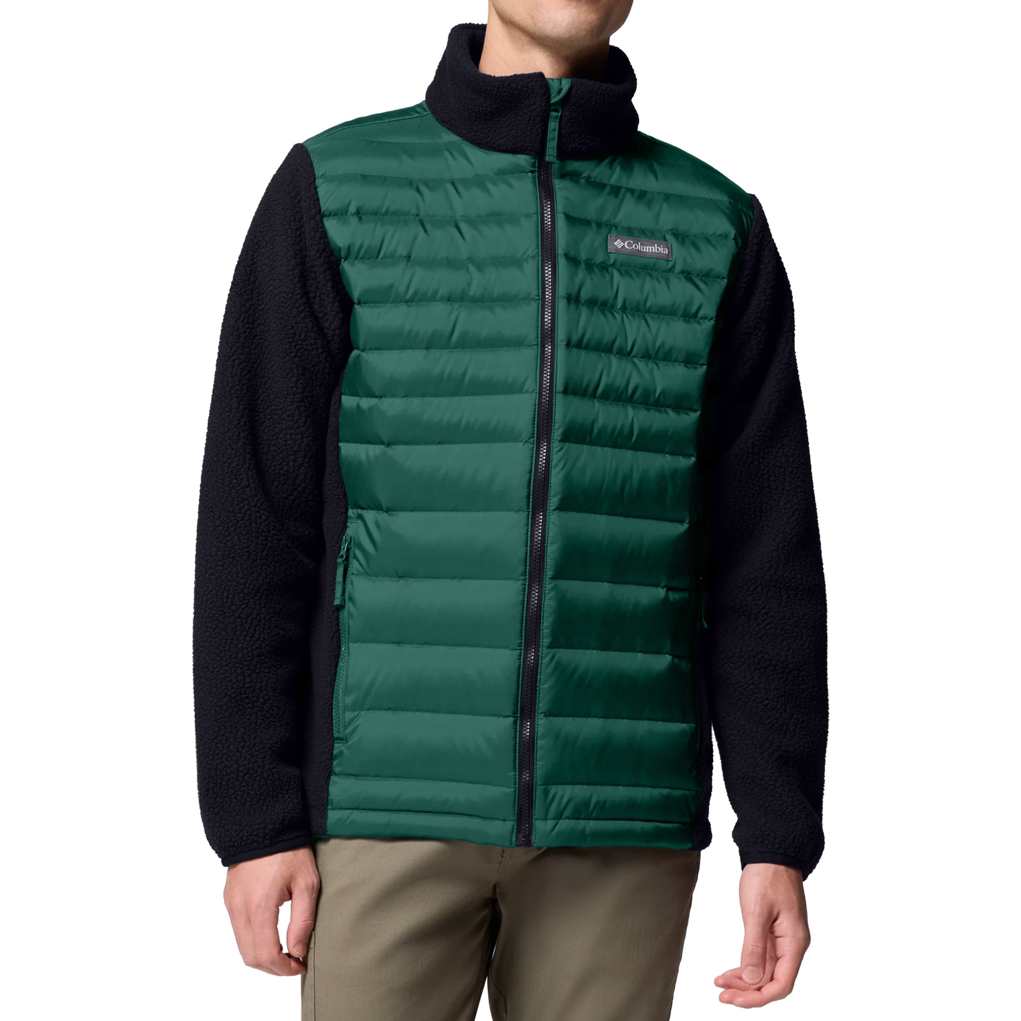 Kurtka Columbia Juniper Peak Hybrid Down Jacket - Rain Forest