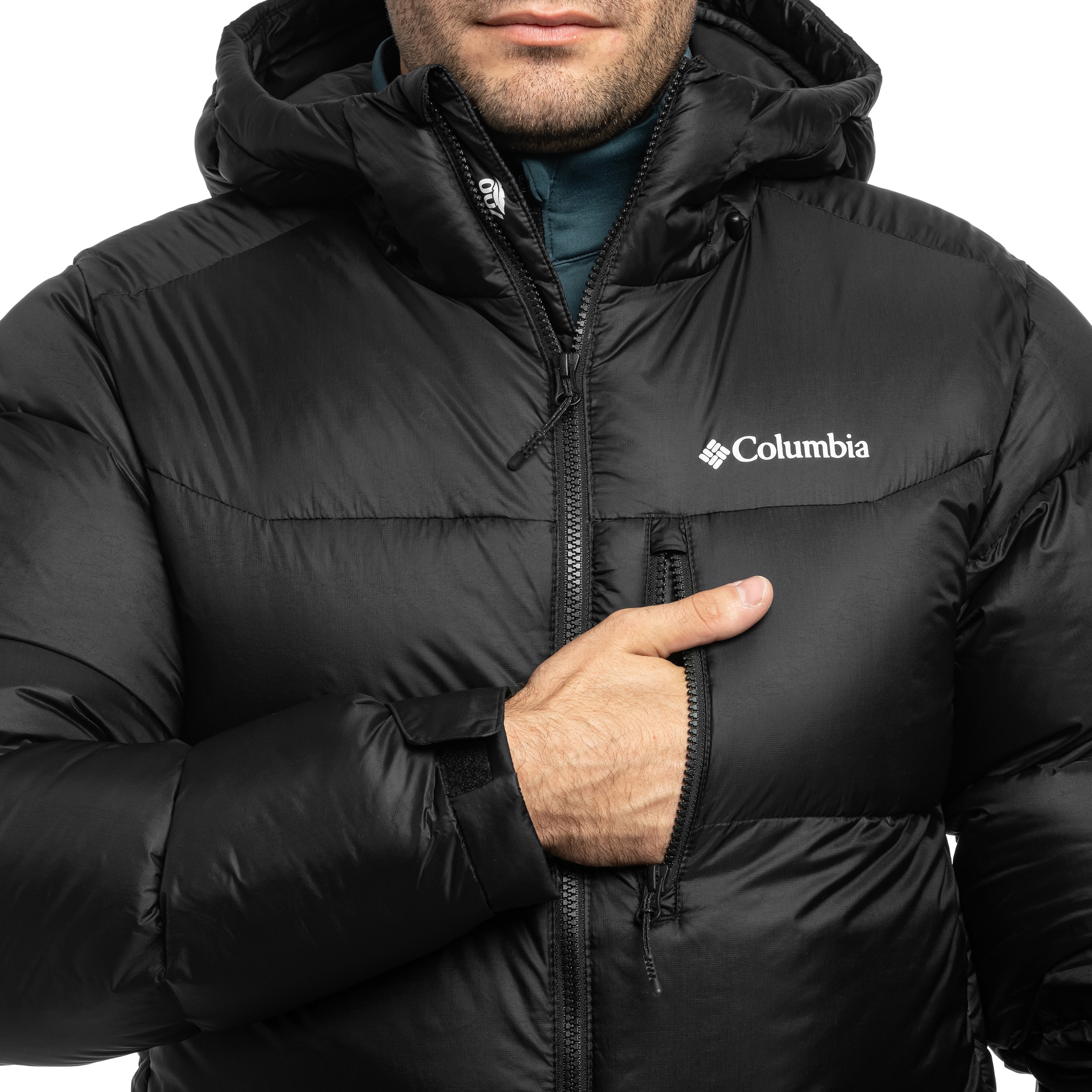 Куртка Columbia Cloudview Down Hooded Jacket - Black