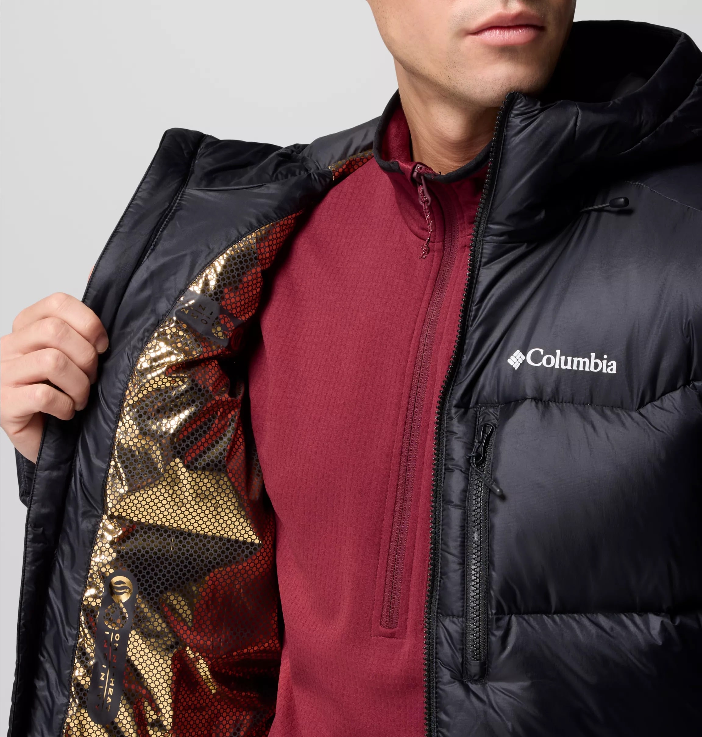 Kurtka Columbia Cloudview Down Hooded Jacket - Black