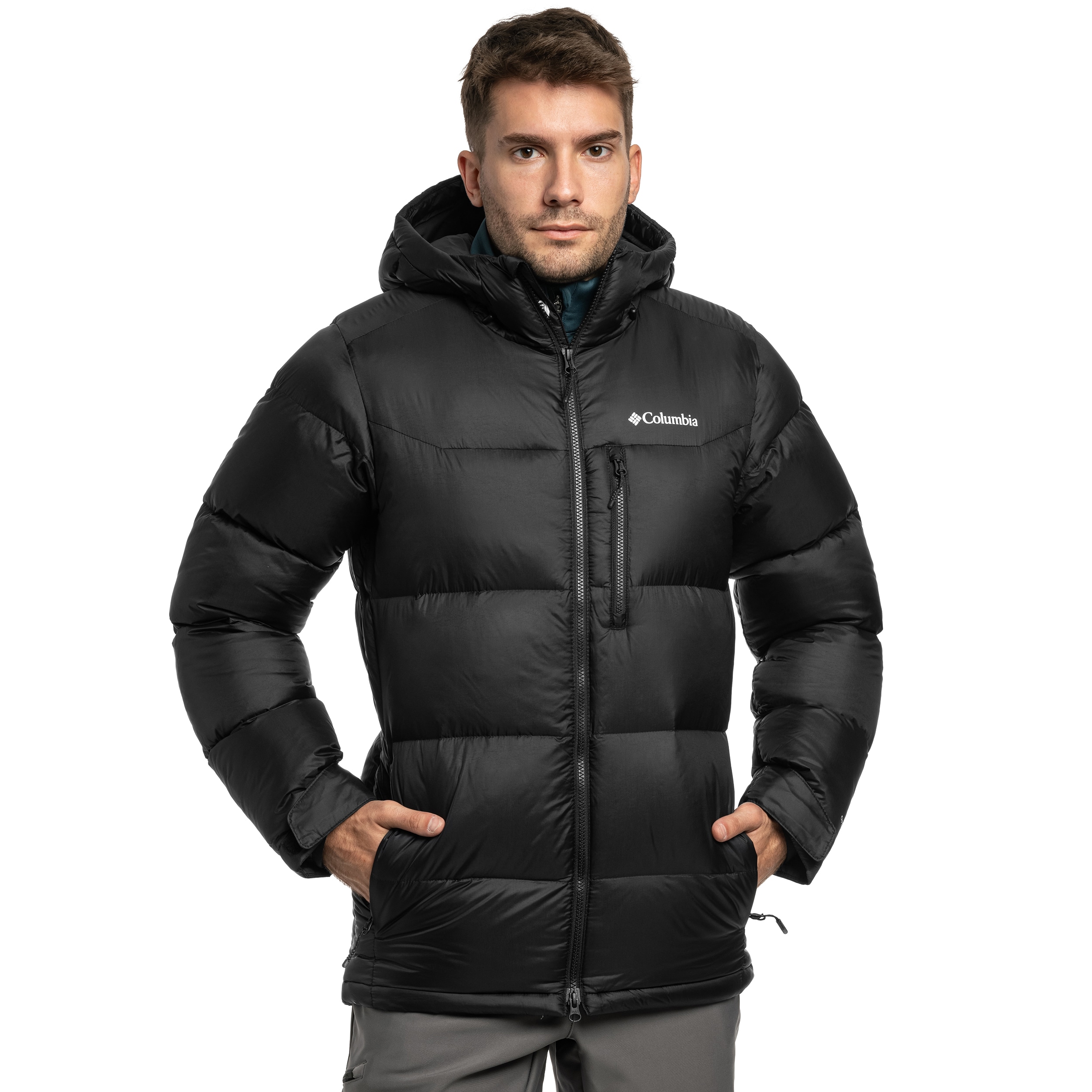 Куртка Columbia Cloudview Down Hooded Jacket - Black