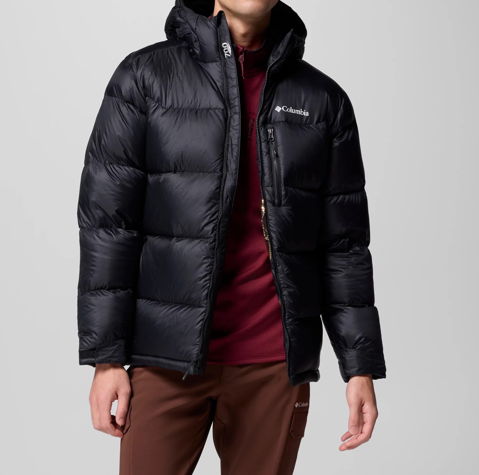 Kurtka Columbia Cloudview Down Hooded Jacket - Black