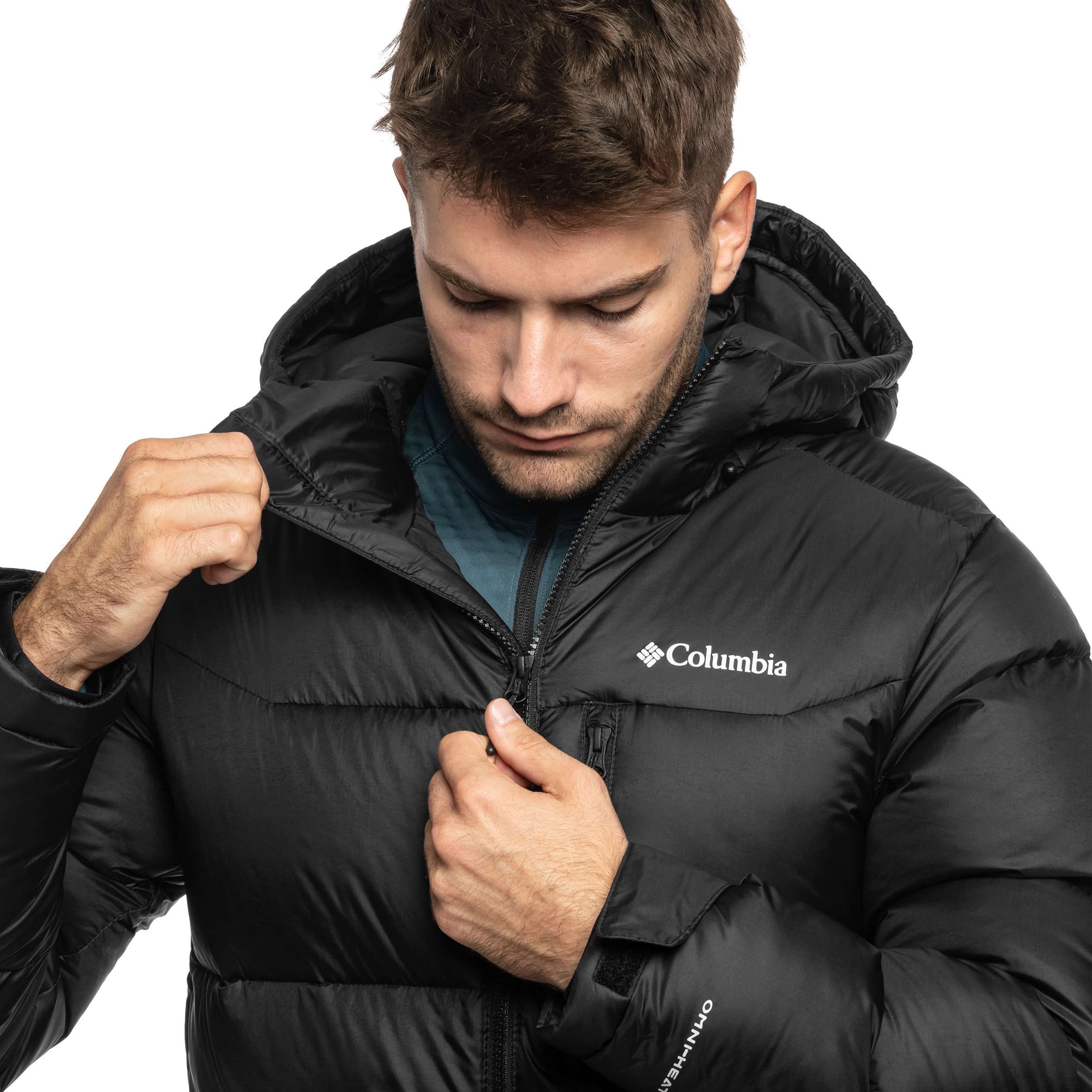 Kurtka Columbia Cloudview Down Hooded Jacket - Black