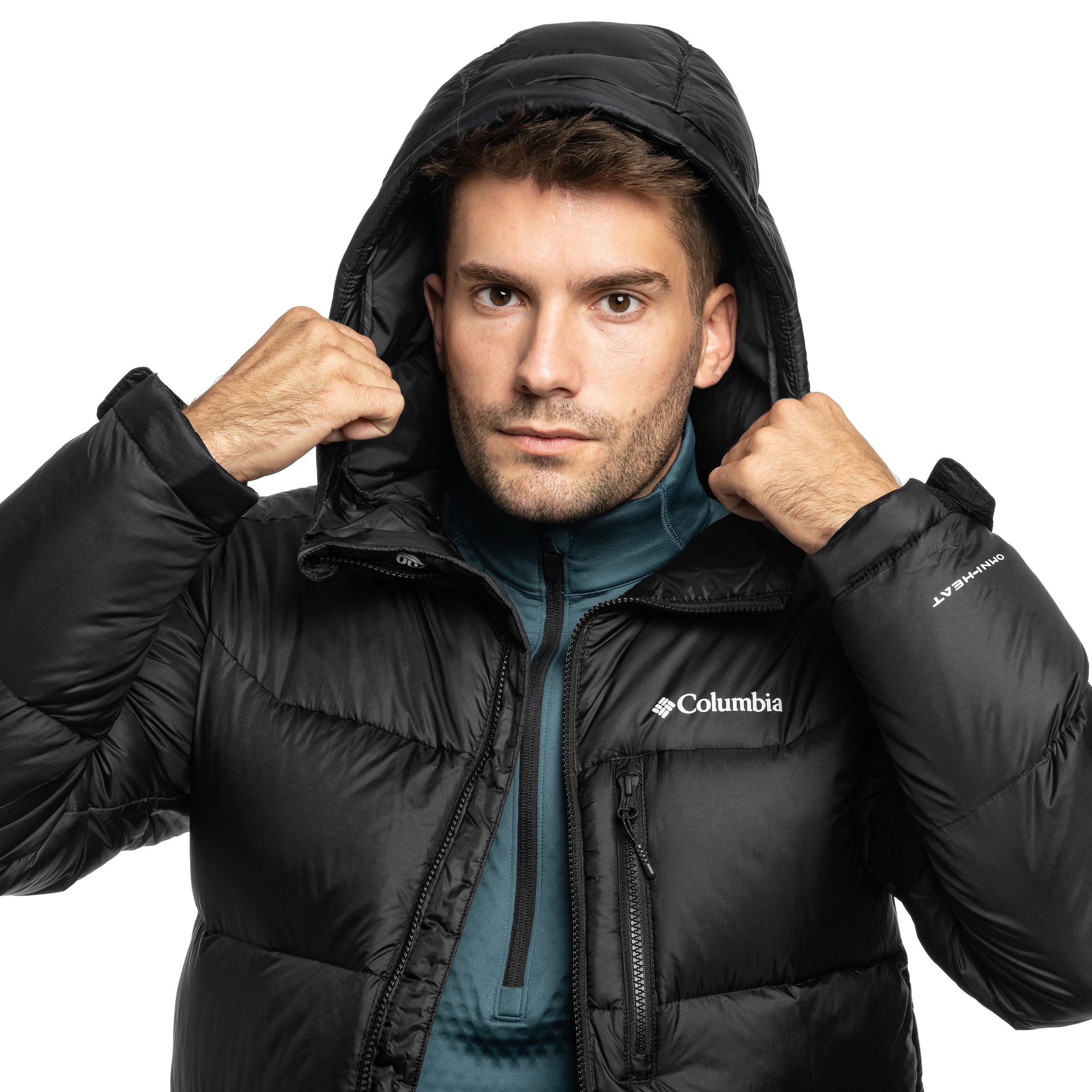 Kurtka Columbia Cloudview Down Hooded Jacket - Black