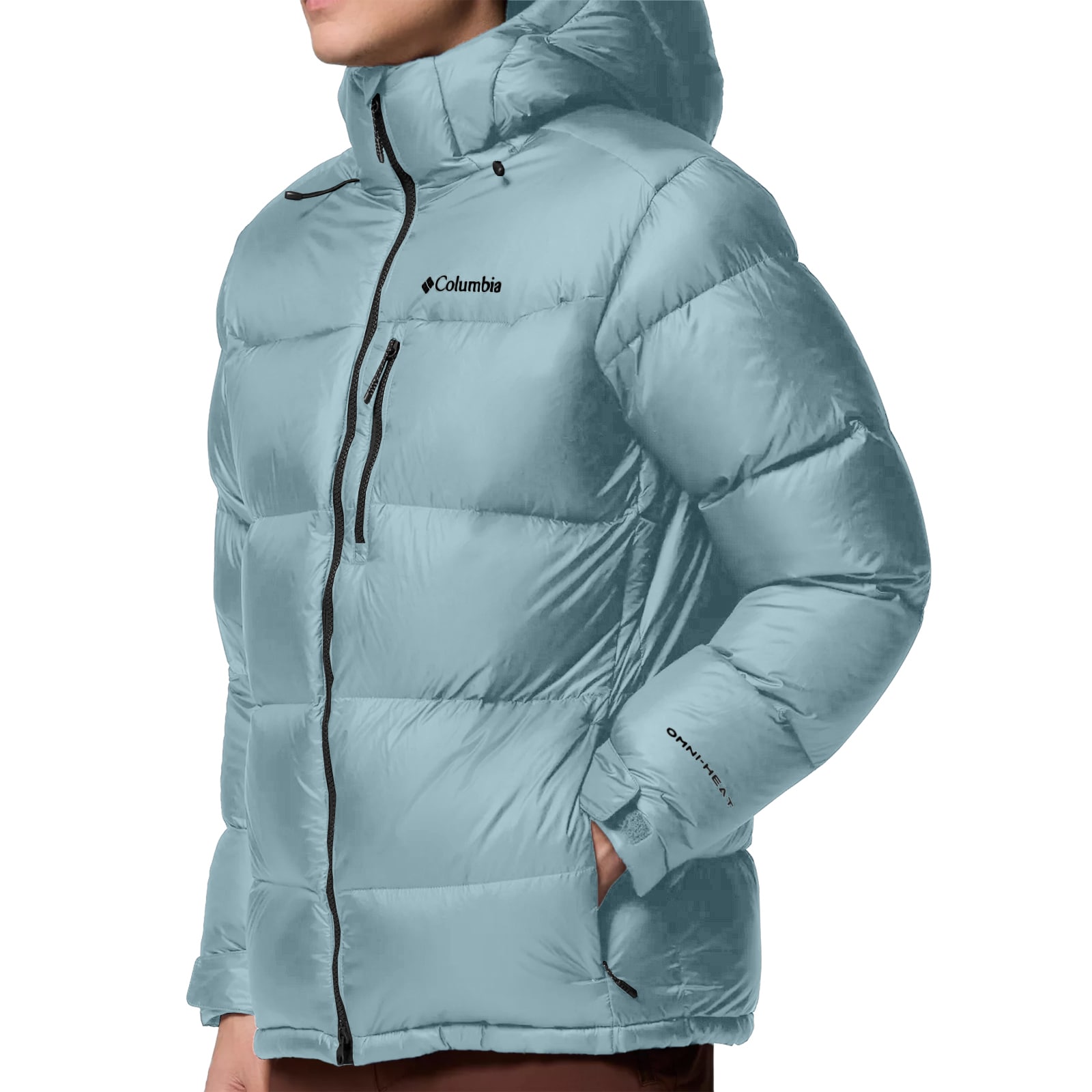 Kurtka Columbia Cloudview Down Hooded Jacket - Crushed Blue