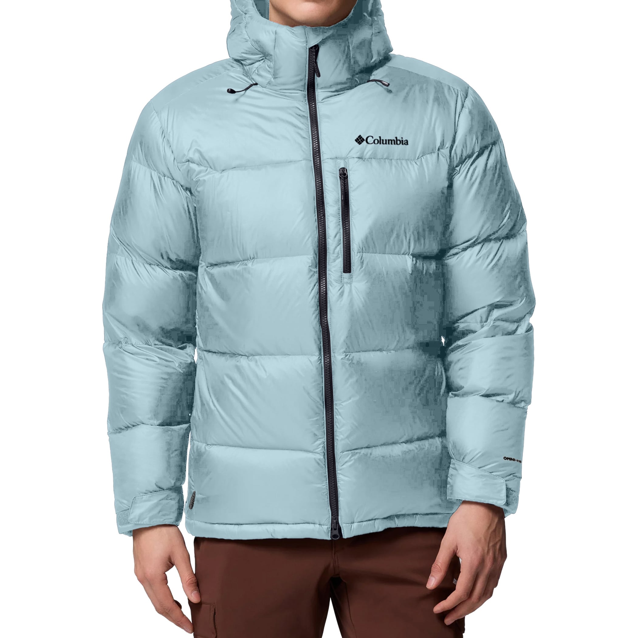 Kurtka Columbia Cloudview Down Hooded Jacket - Crushed Blue