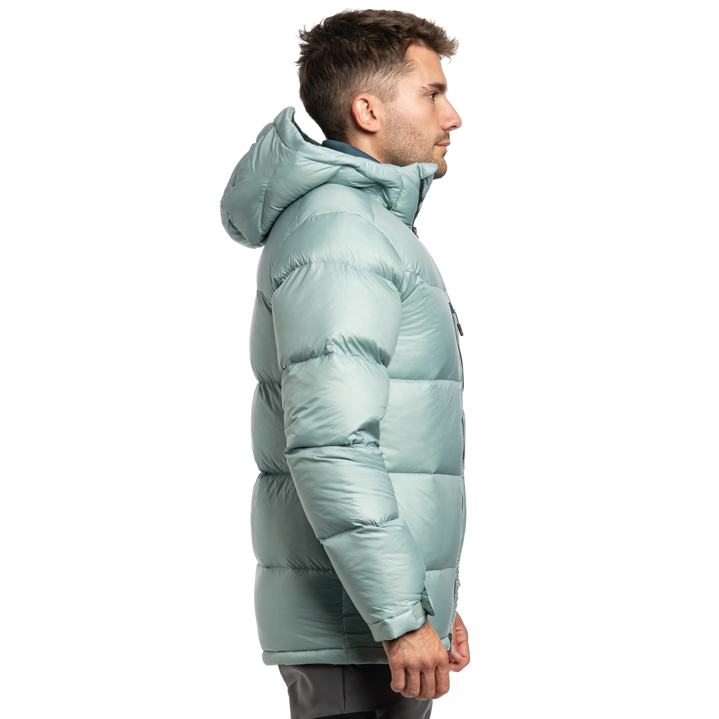 Kurtka Columbia Cloudview Down Hooded Jacket - Crushed Blue