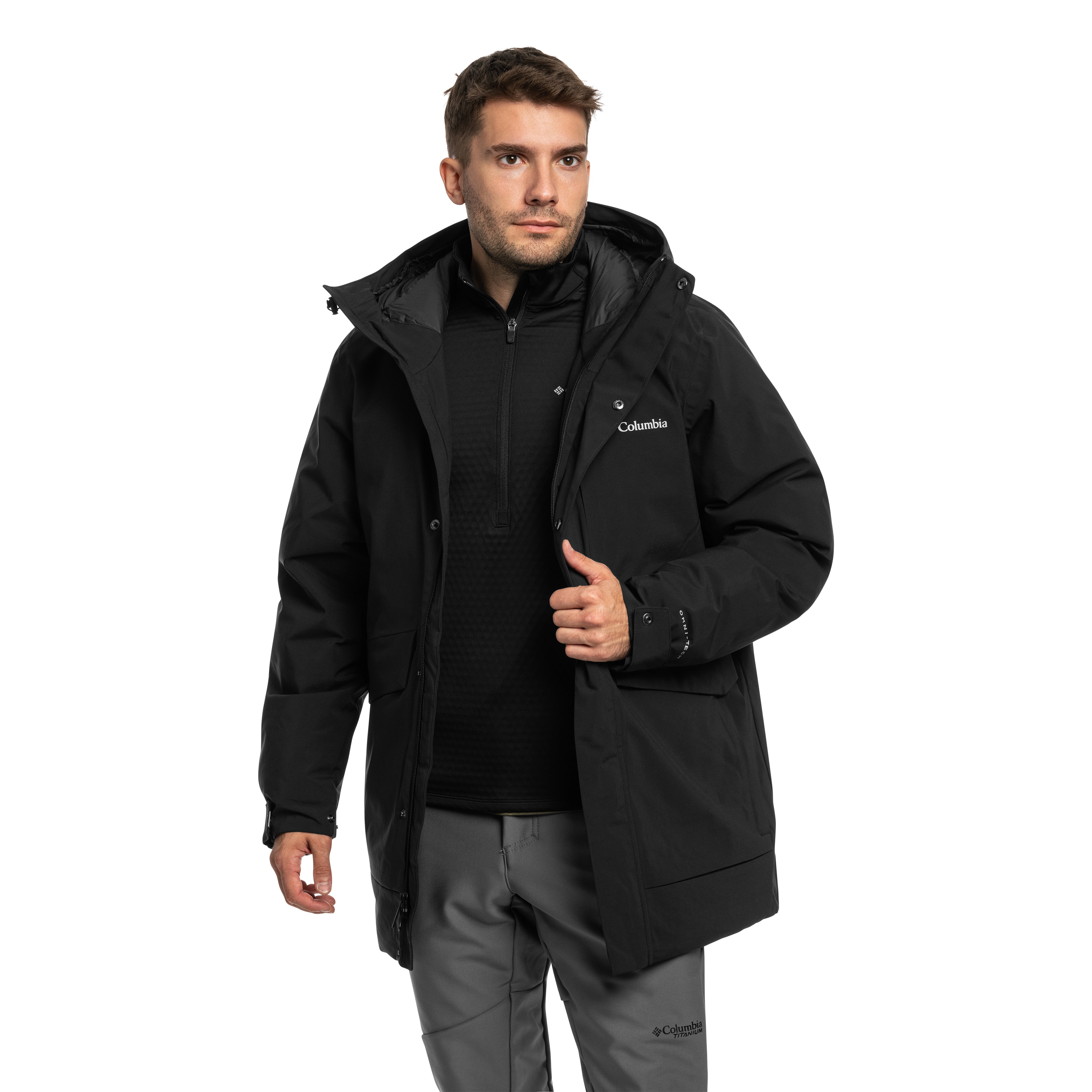 Kurtka Columbia Street Heights Waterproof Down Parka - Black