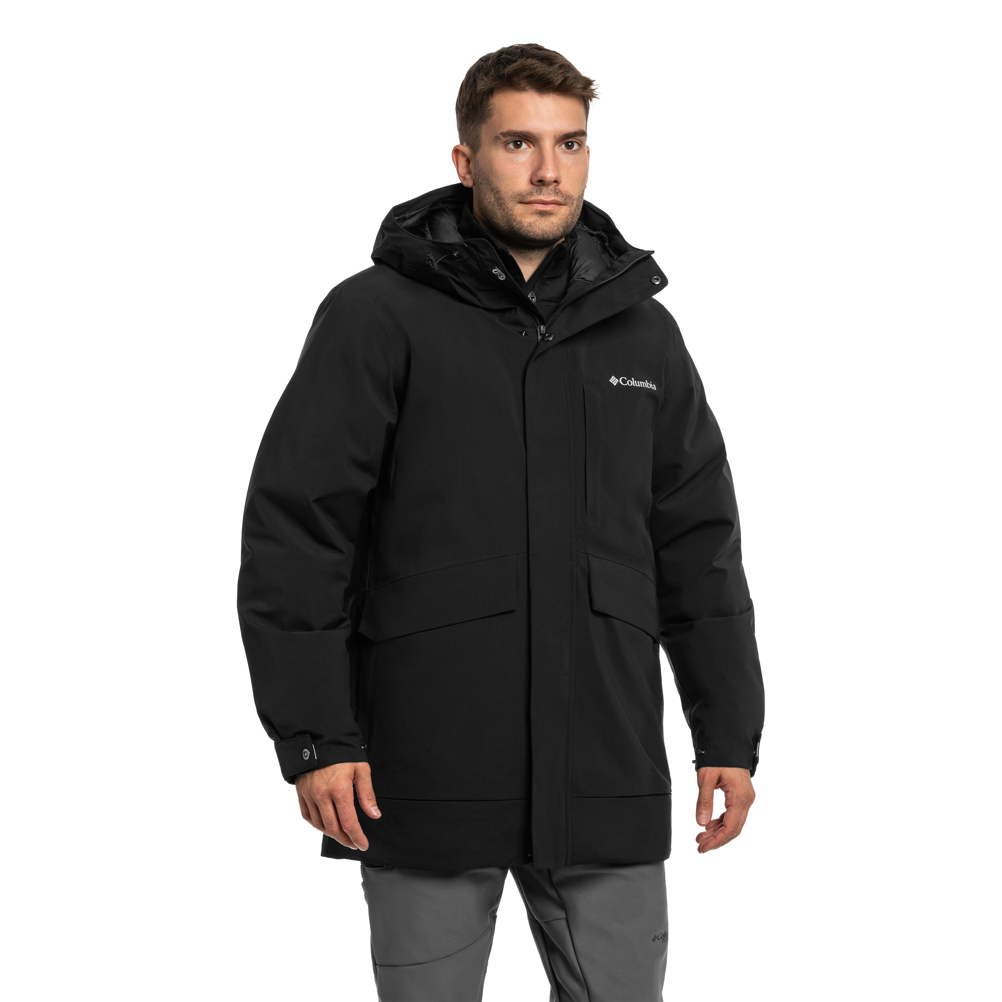 Kurtka Columbia Street Heights Waterproof Down Parka - Black