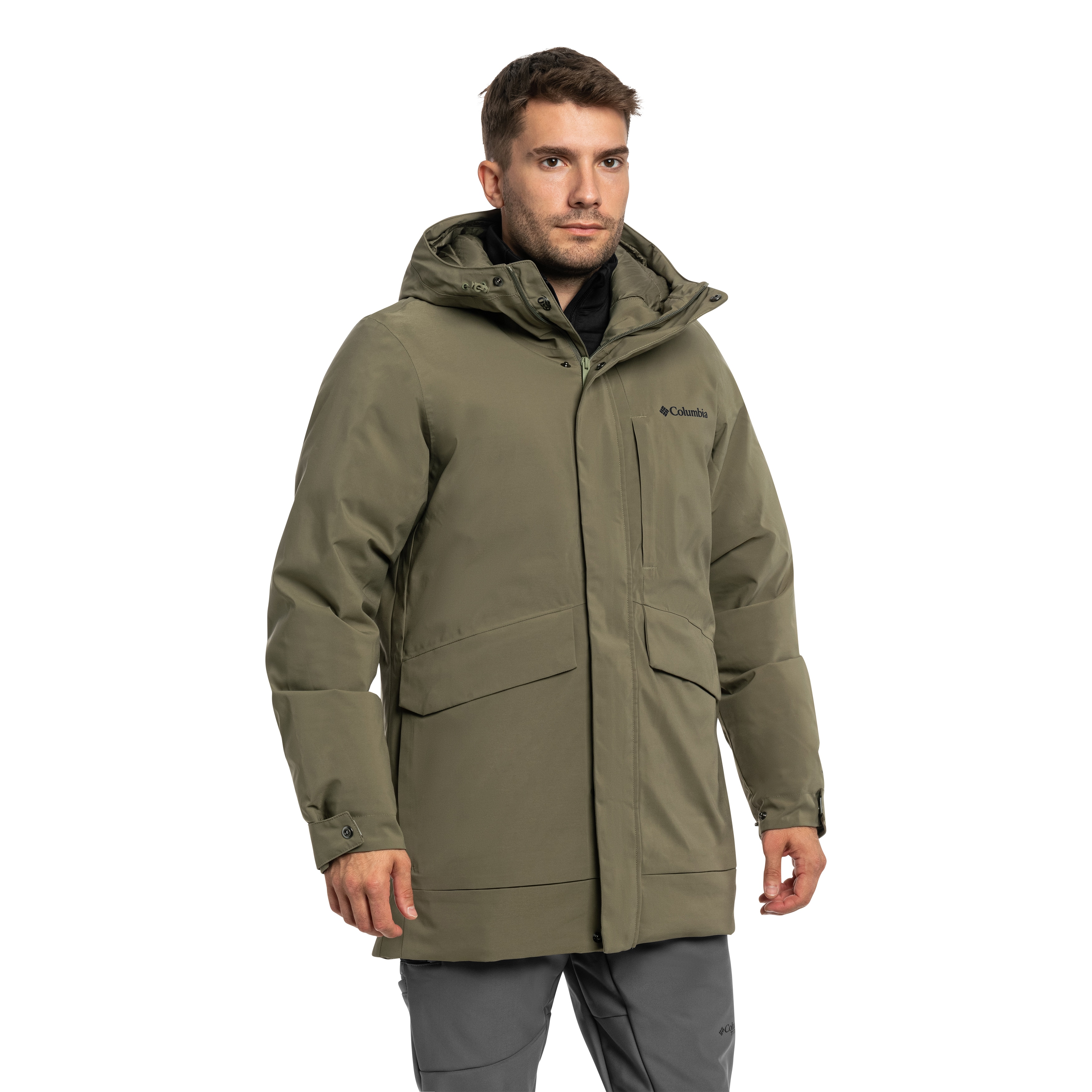 Куртка Columbia Street Heights Waterproof Down Parka - Stone Green