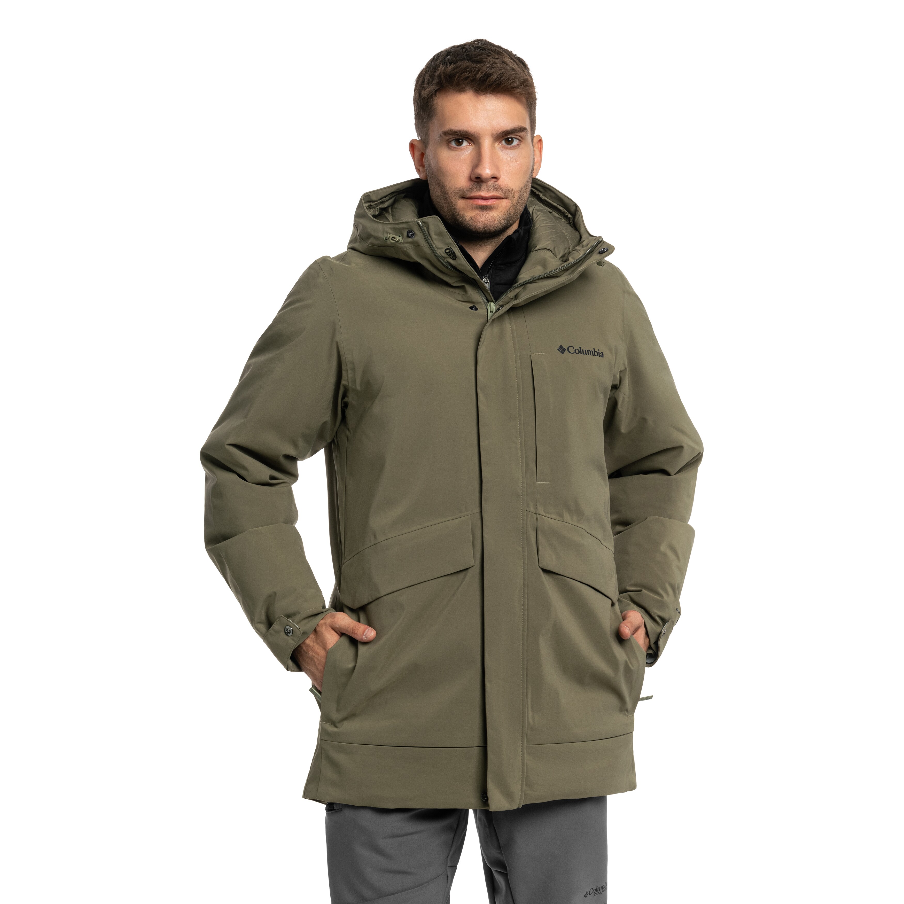Куртка Columbia Street Heights Waterproof Down Parka - Stone Green