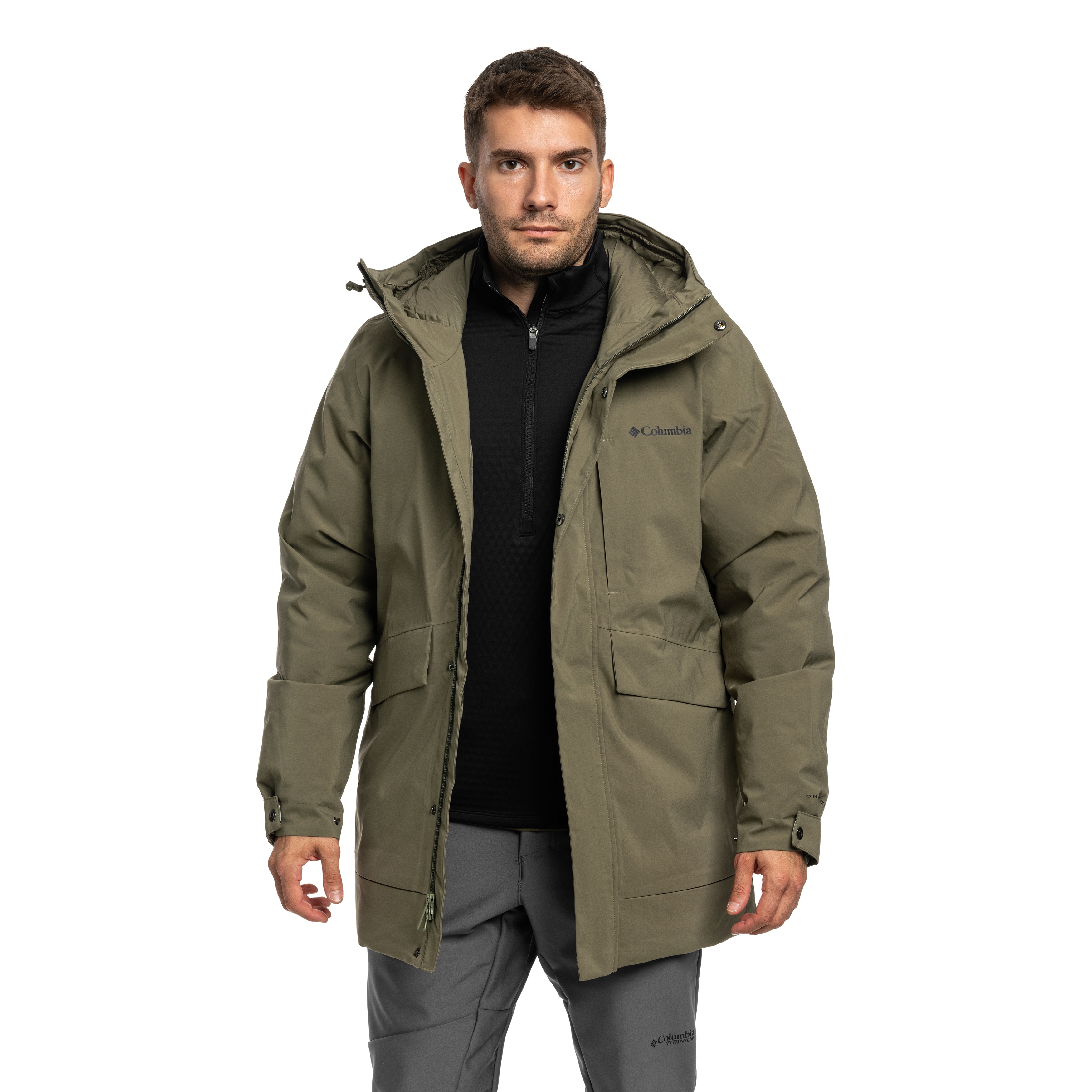 Куртка Columbia Street Heights Waterproof Down Parka - Stone Green