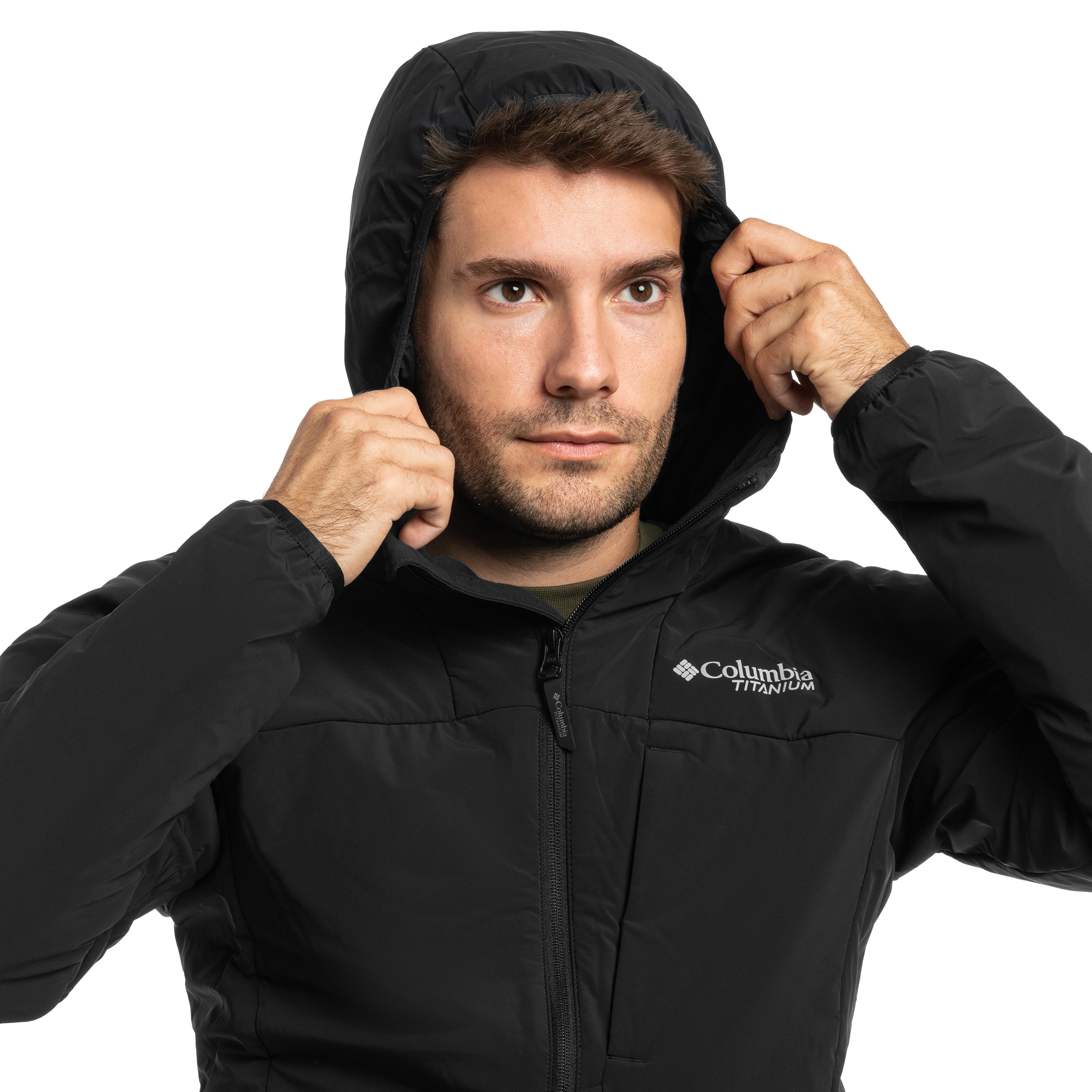 Kurtka Columbia Silver Leaf Lite Insulated Hooded Jacket - Black