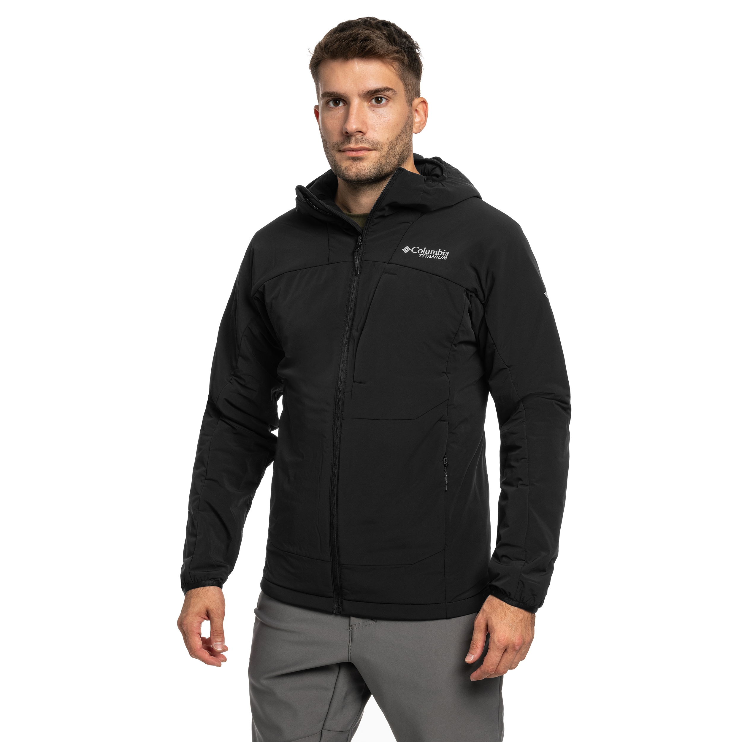 Kurtka Columbia Silver Leaf Lite Insulated Hooded Jacket - Black