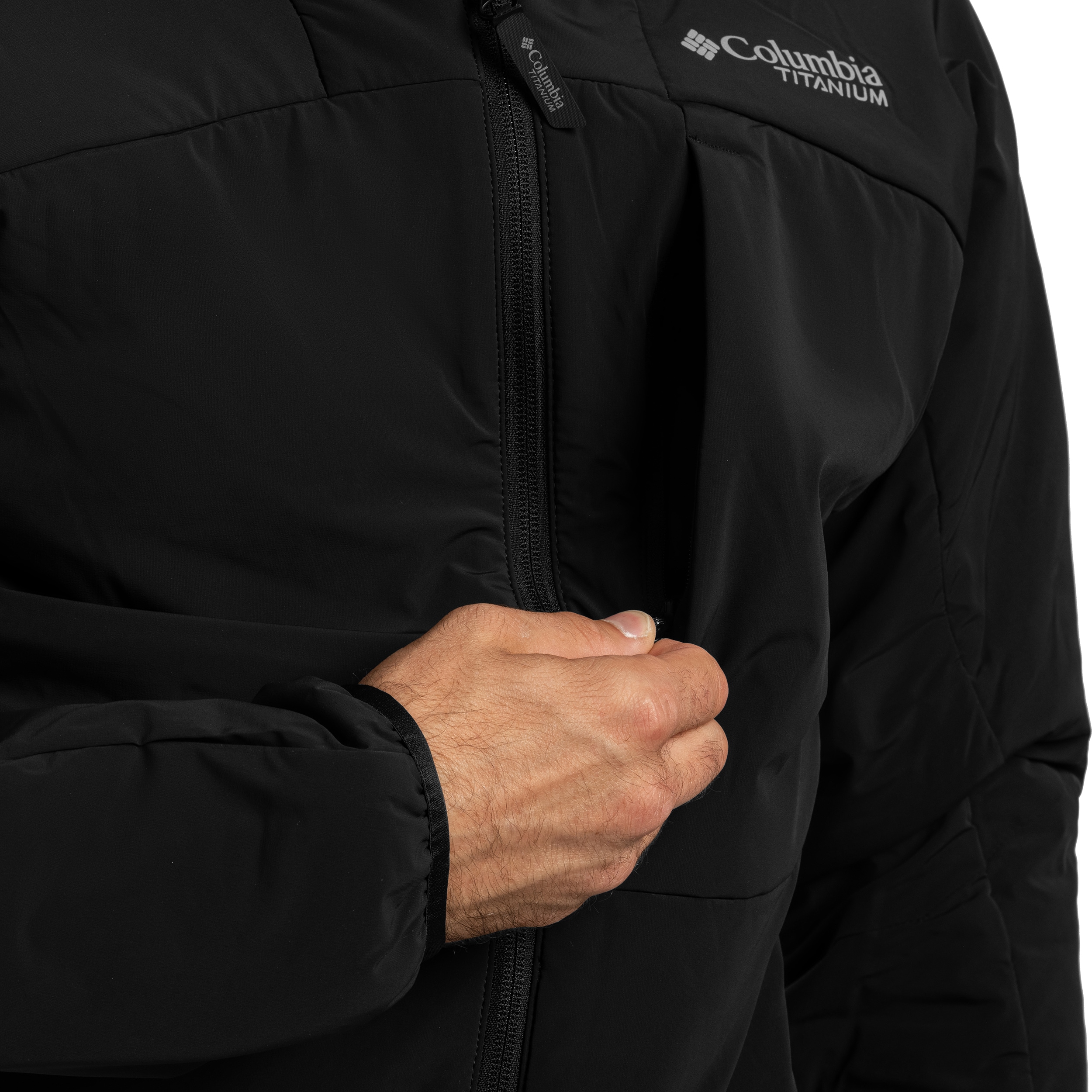 Kurtka Columbia Silver Leaf Lite Insulated Hooded Jacket - Black