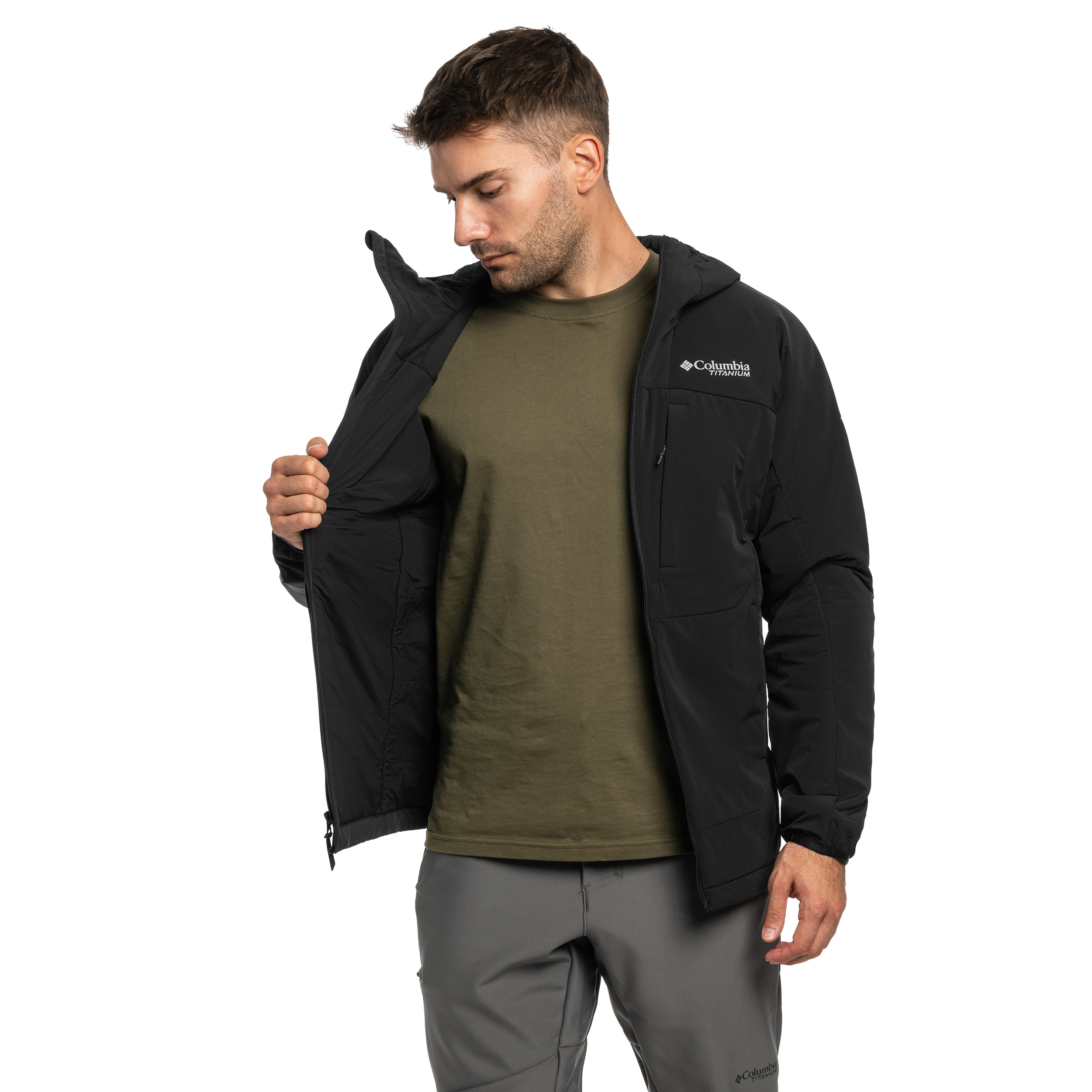 Kurtka Columbia Silver Leaf Lite Insulated Hooded Jacket - Black