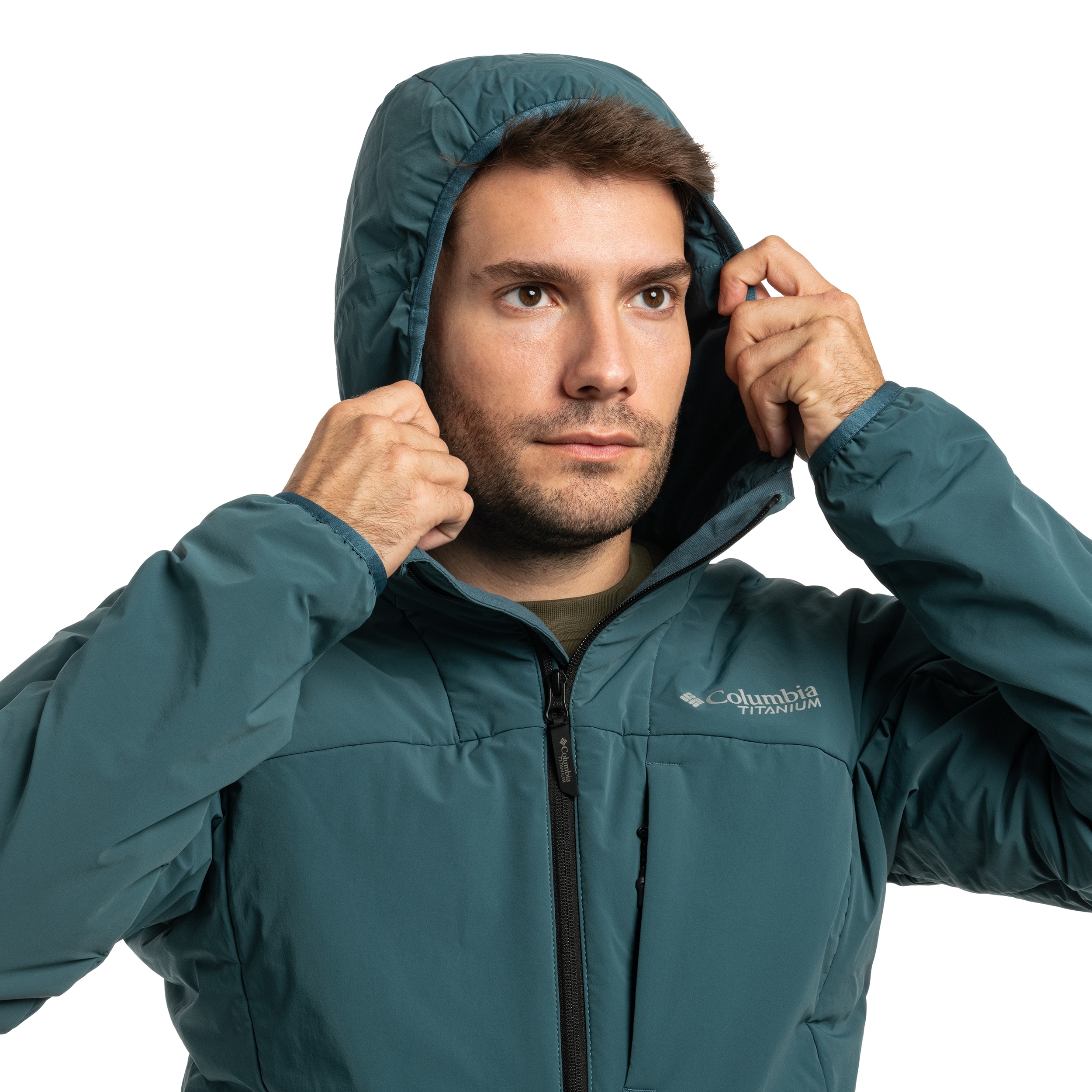 Куртка Columbia Silver Leaf Lite Insulated Hooded Jacket - Everblue