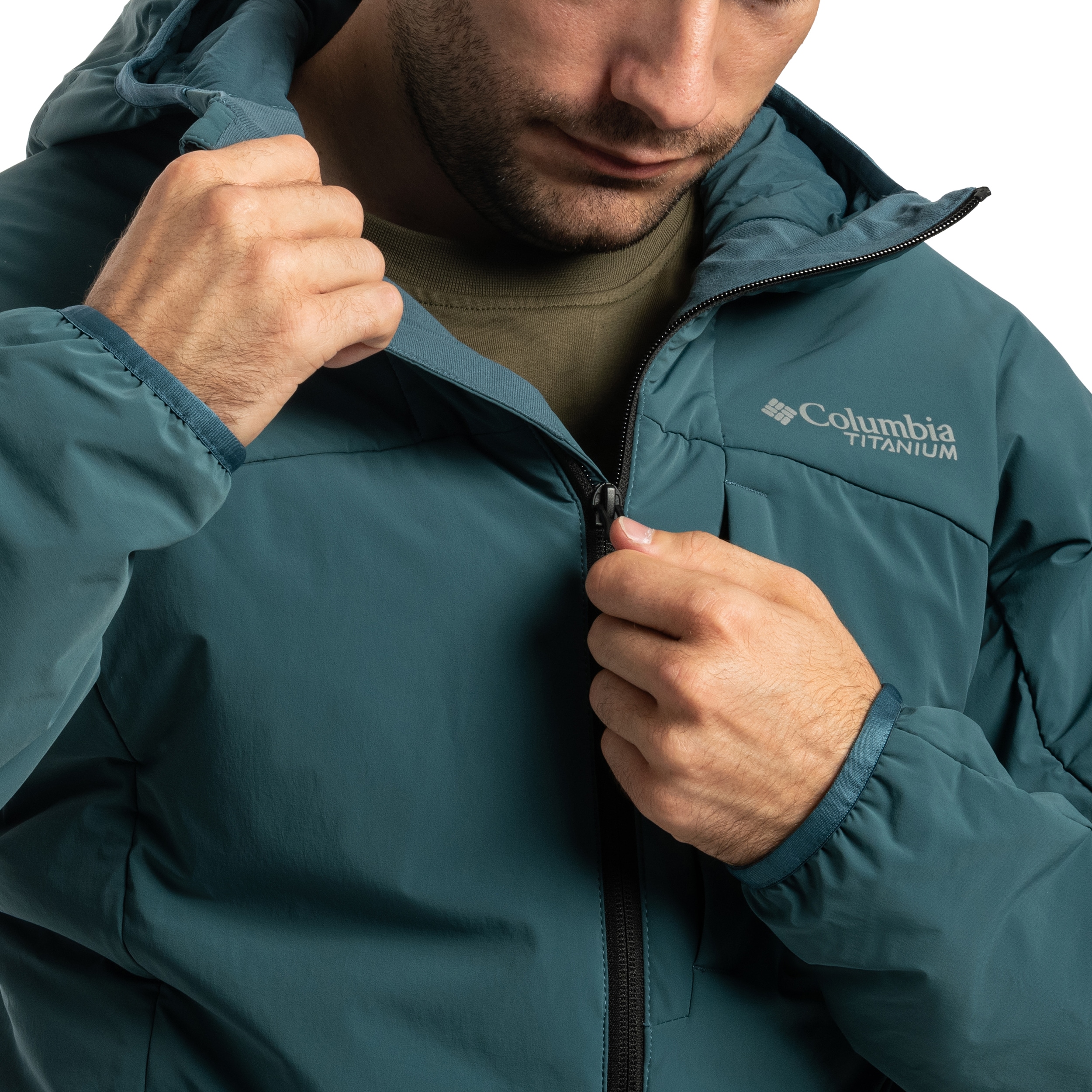 Куртка Columbia Silver Leaf Lite Insulated Hooded Jacket - Everblue