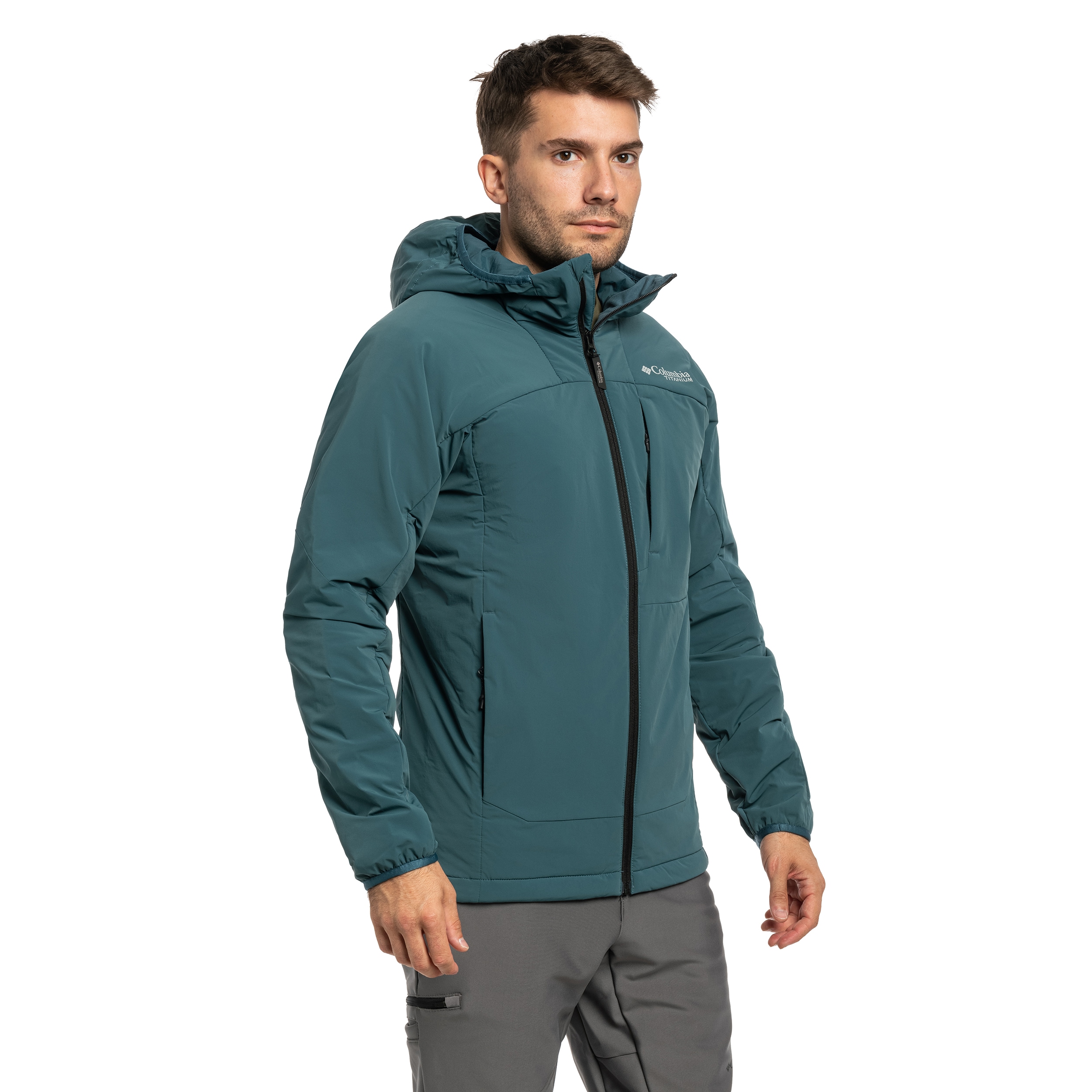 Kurtka Columbia Silver Leaf Lite Insulated Hooded Jacket - Everblue