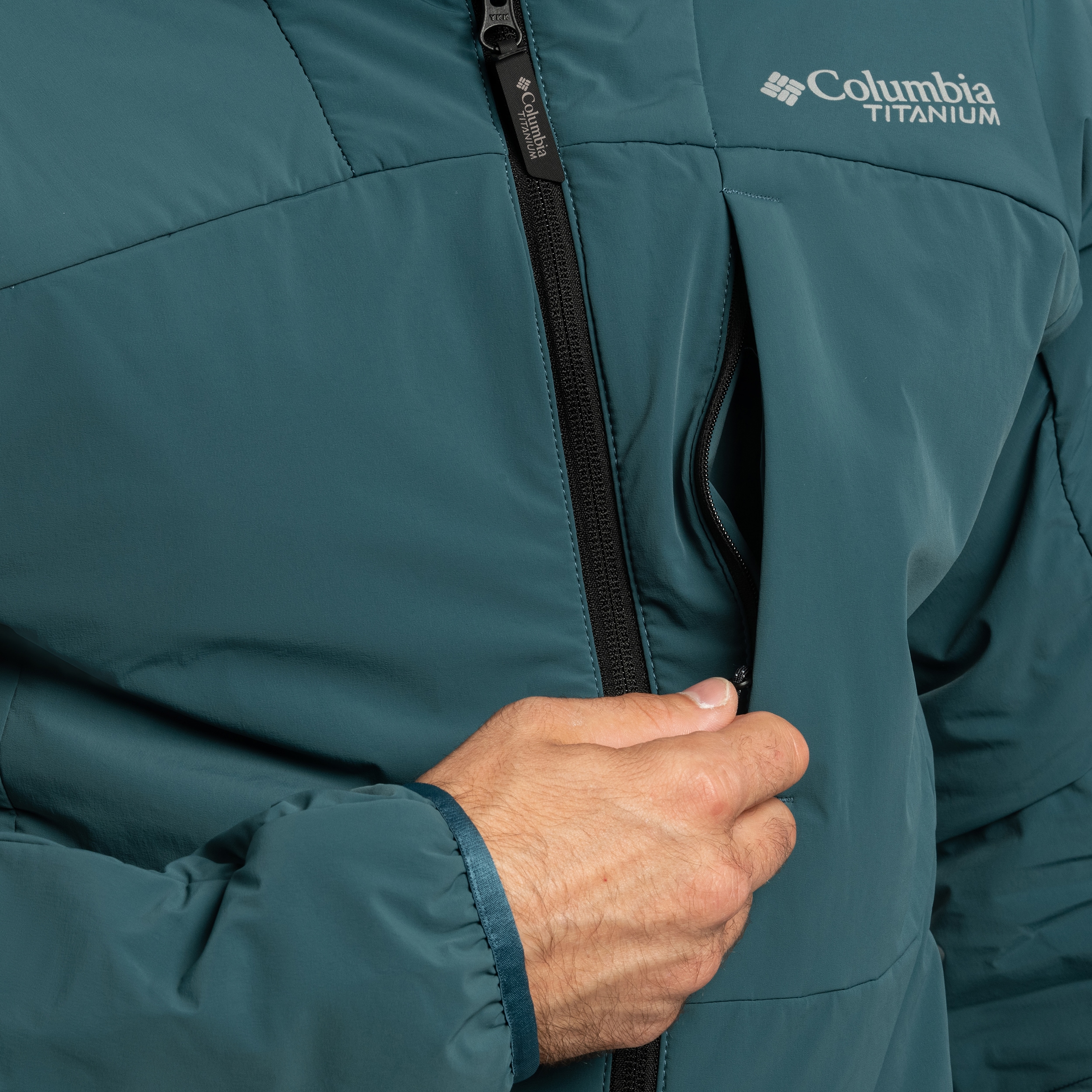 Kurtka Columbia Silver Leaf Lite Insulated Hooded Jacket - Everblue